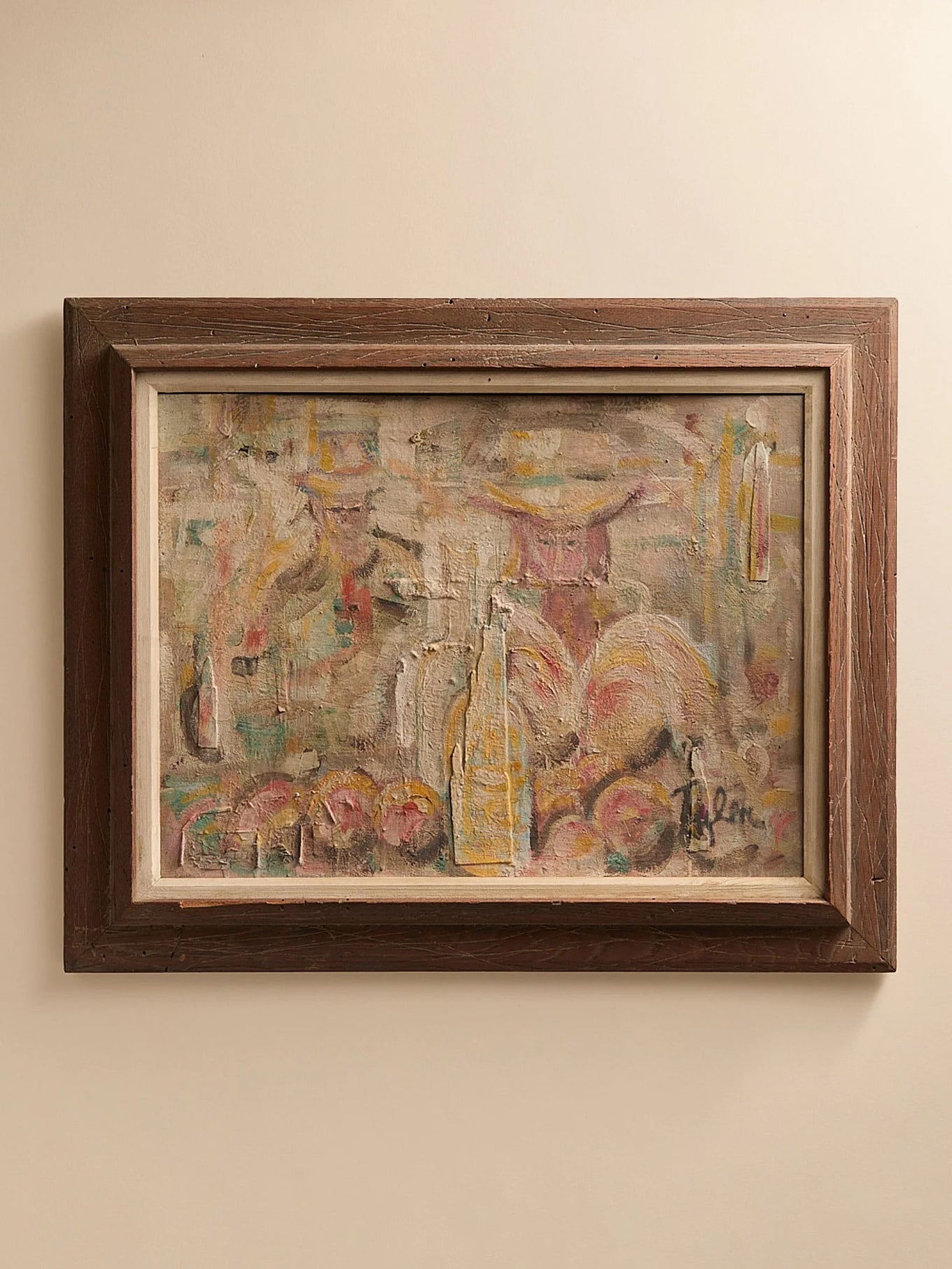 The Vintage Abstract Figures Painting by Ed TylerArtMiscellanea, etc.