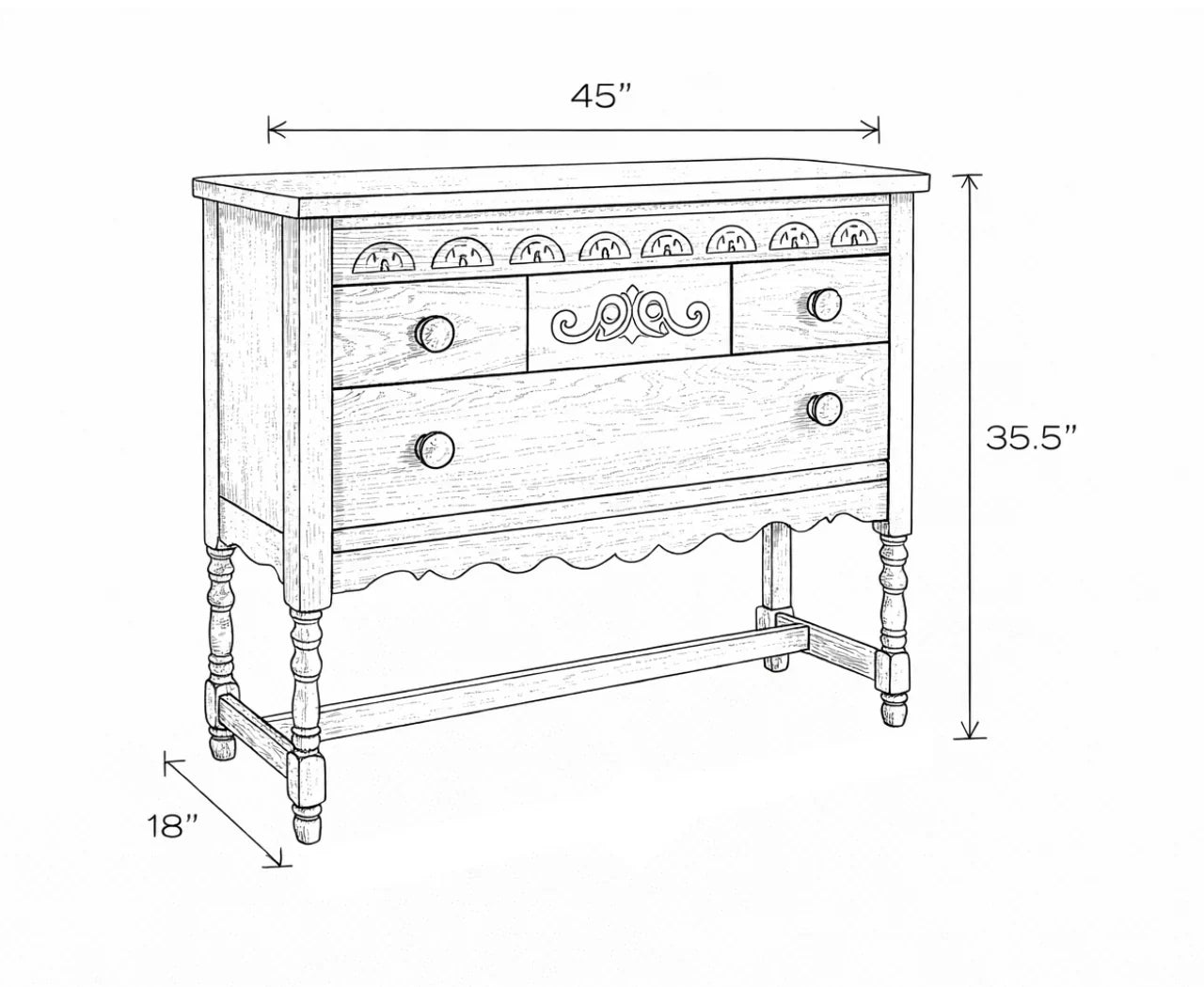 How to Measure Vintage Furniture for Your Space - Miscellanea, etc.