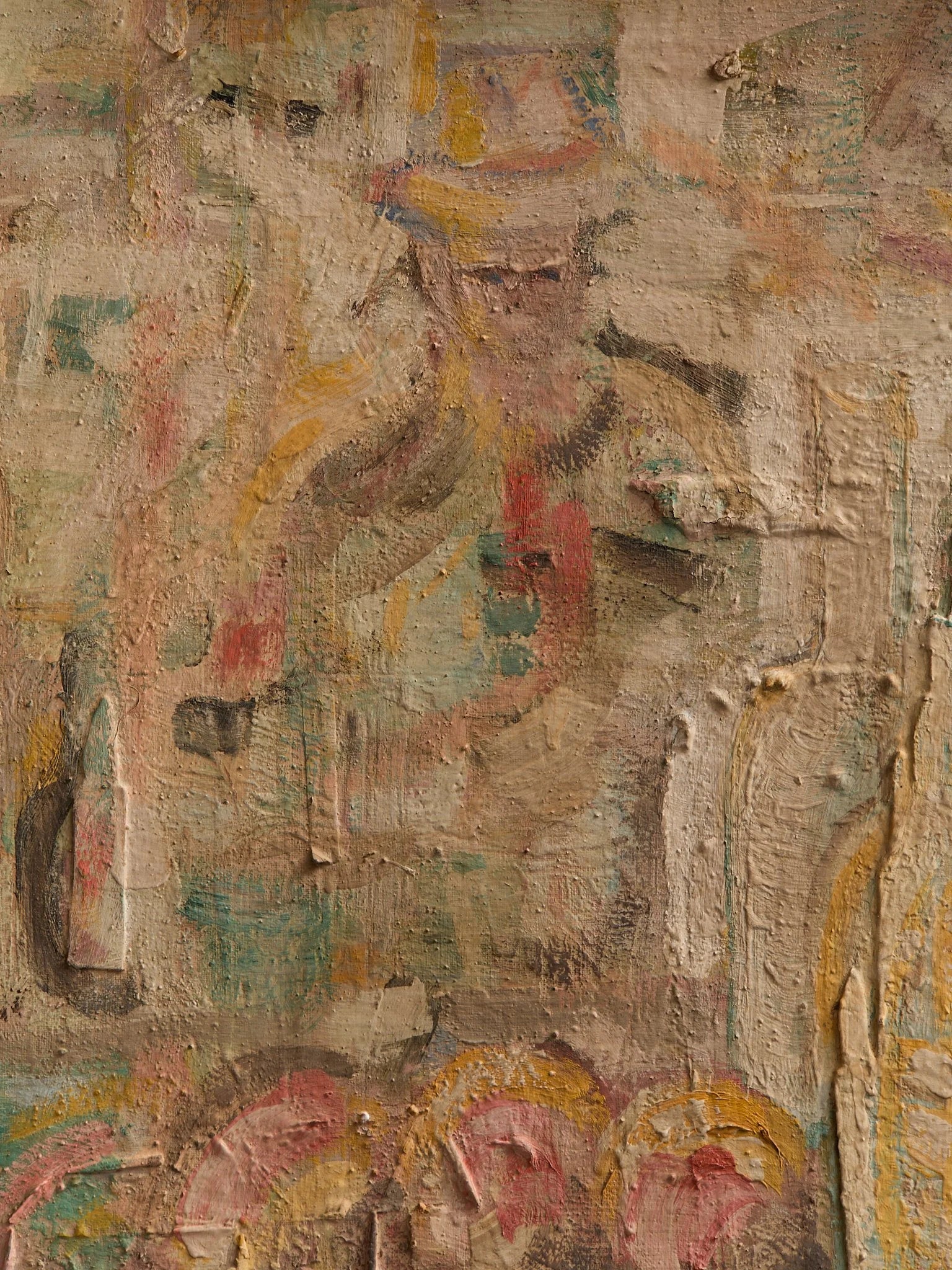 The Vintage Abstract Figures Painting by Ed TylerArtMiscellanea, etc.