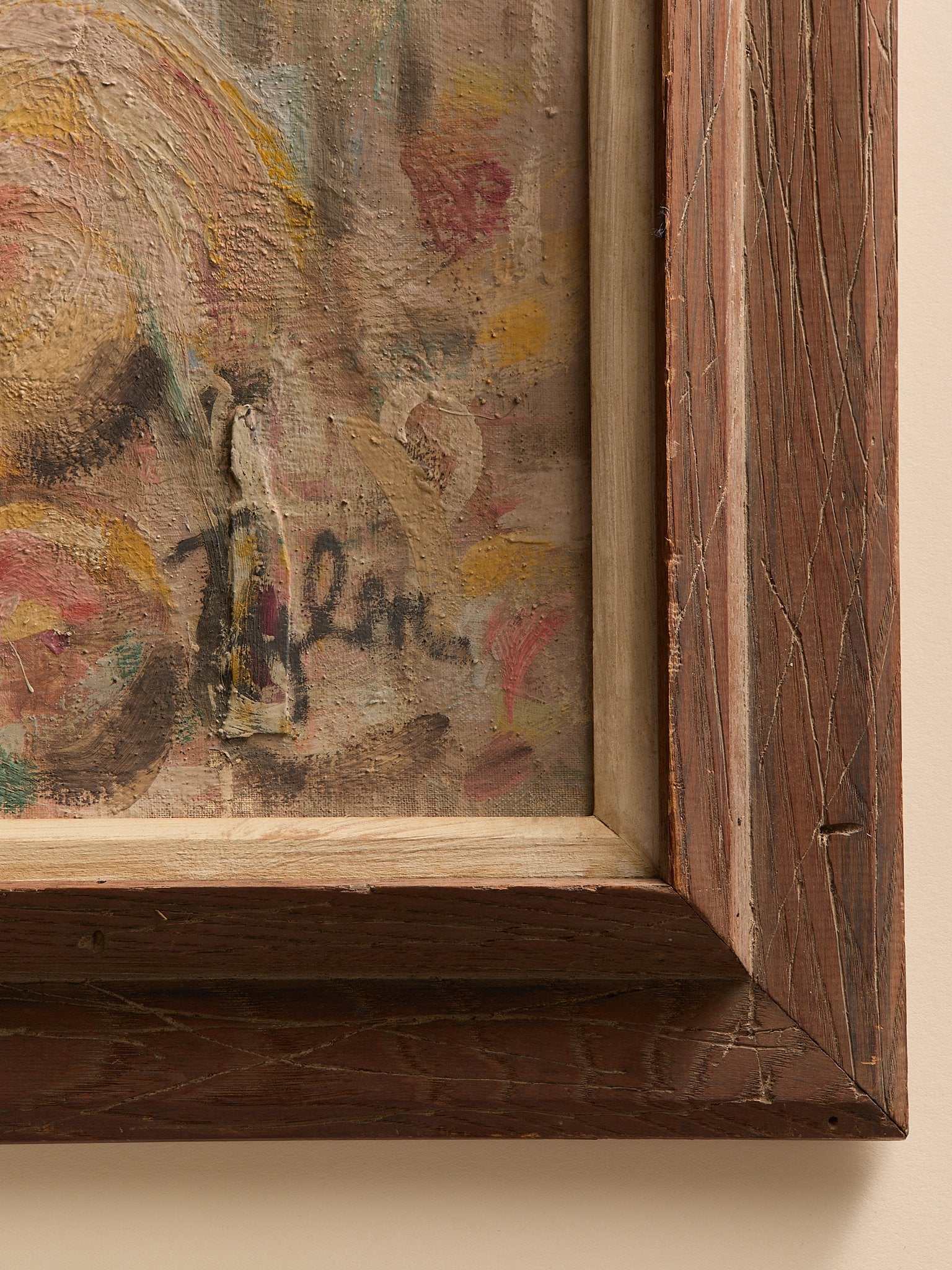 The Vintage Abstract Figures Painting by Ed TylerArtMiscellanea, etc.