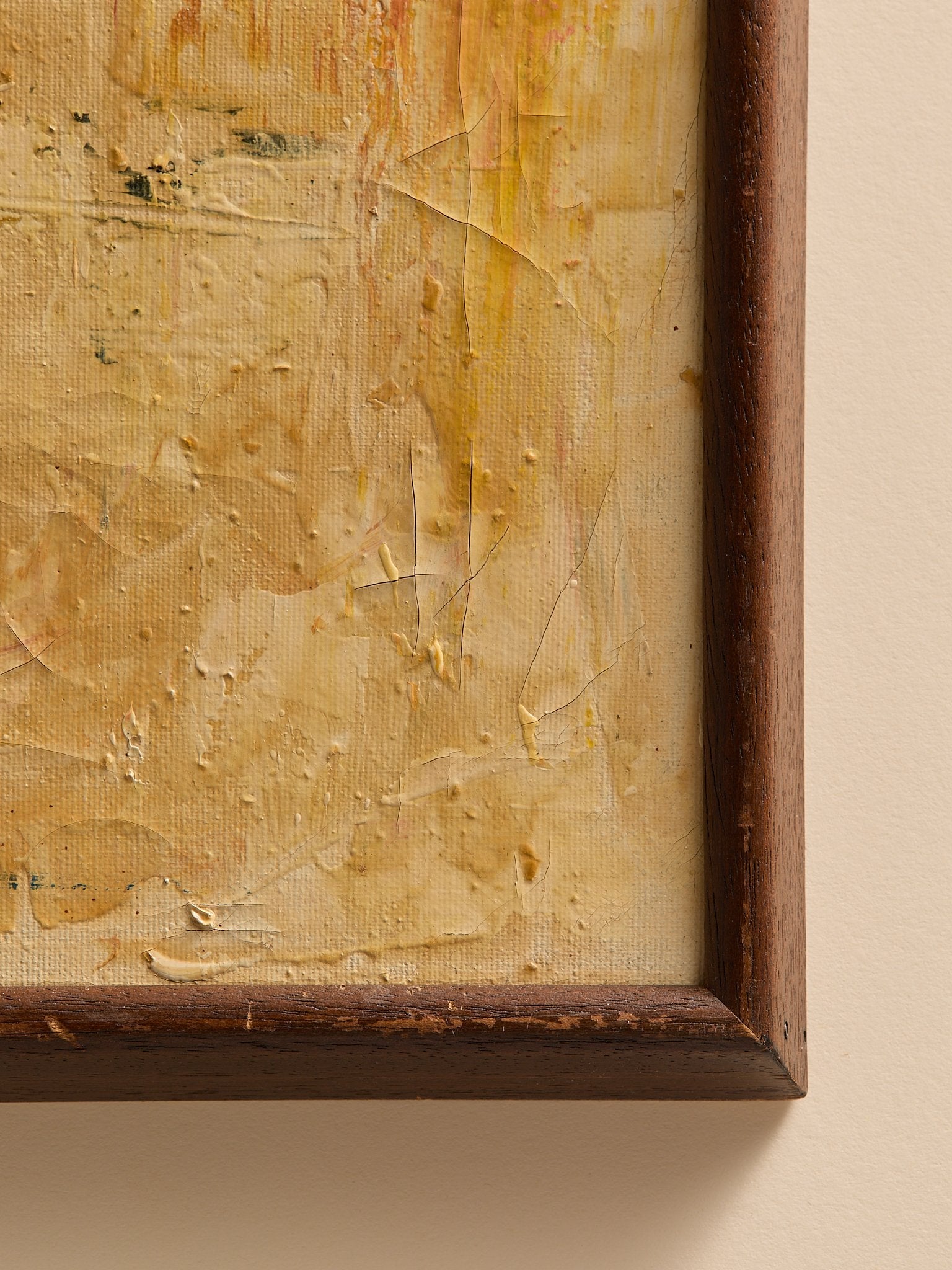 The Vintage Mid-Century Abstract Painting, Circular by ToscaniniArtMiscellanea, etc.