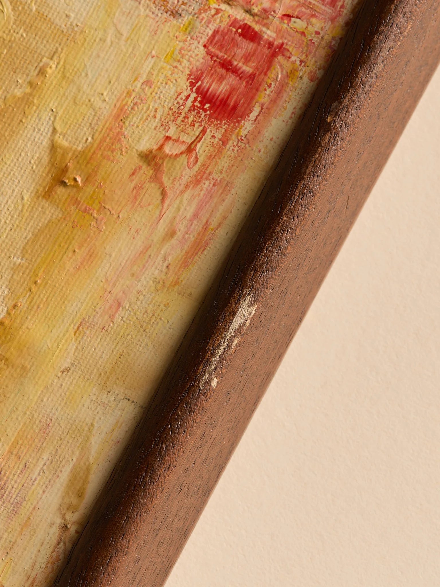 The Vintage Mid-Century Abstract Painting, Circular by ToscaniniArtMiscellanea, etc.