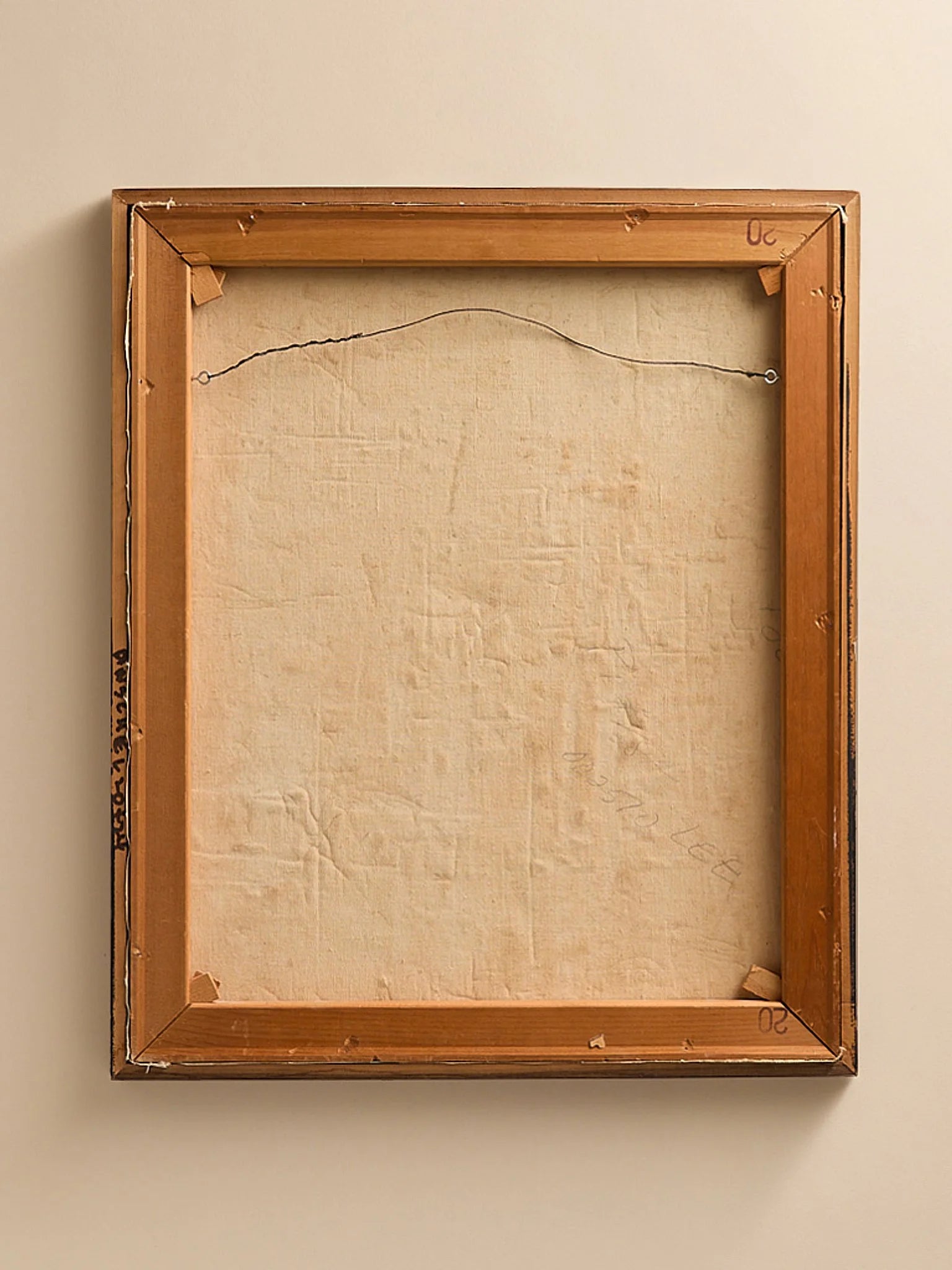 The Vintage Mid-Century Abstract Painting, Gridwork by ToscaniniArtMiscellanea, etc.