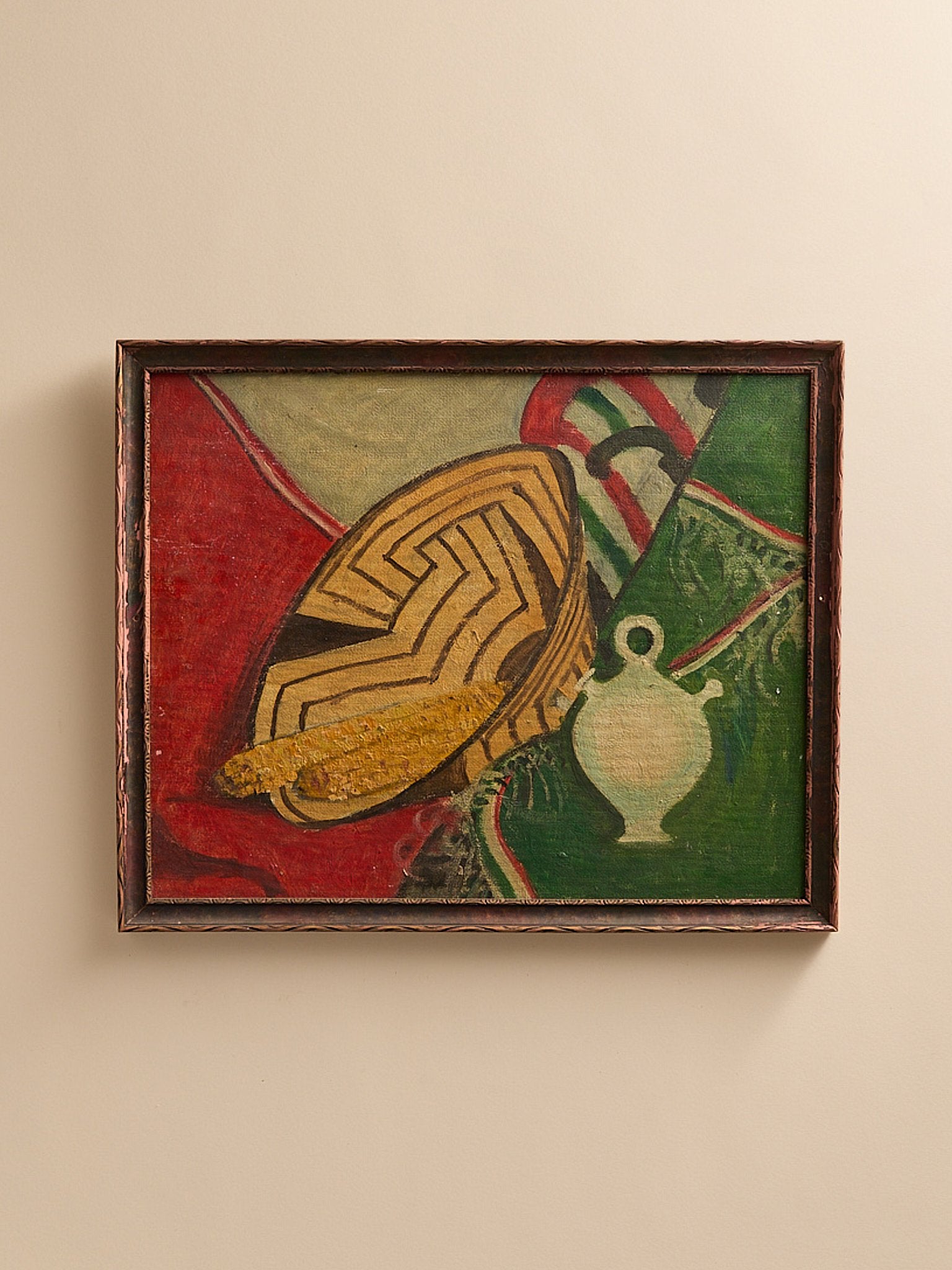 The Vintage Original Acrylic Basket PaintingArtMiscellanea, etc.