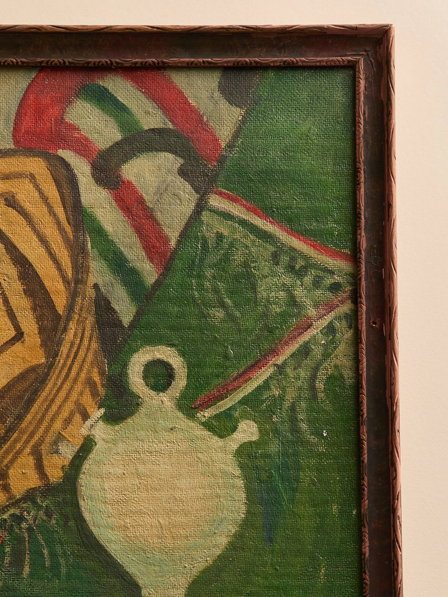 The Vintage Original Acrylic Basket PaintingArtMiscellanea, etc.