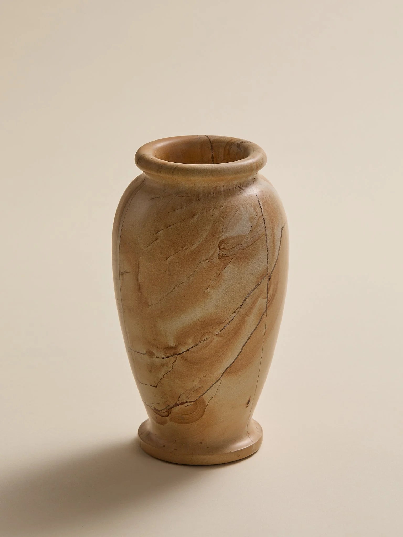 The Vintage Marble Tan VaseVasesMiscellanea, etc.