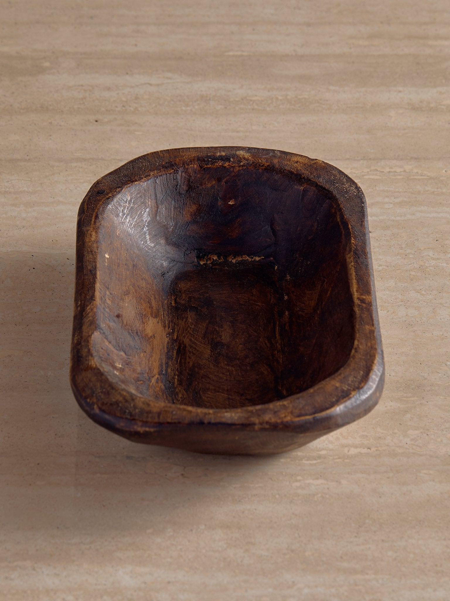 The Vintage Mini Wood Dough BowlTrays and BowlsMiscellanea, etc.