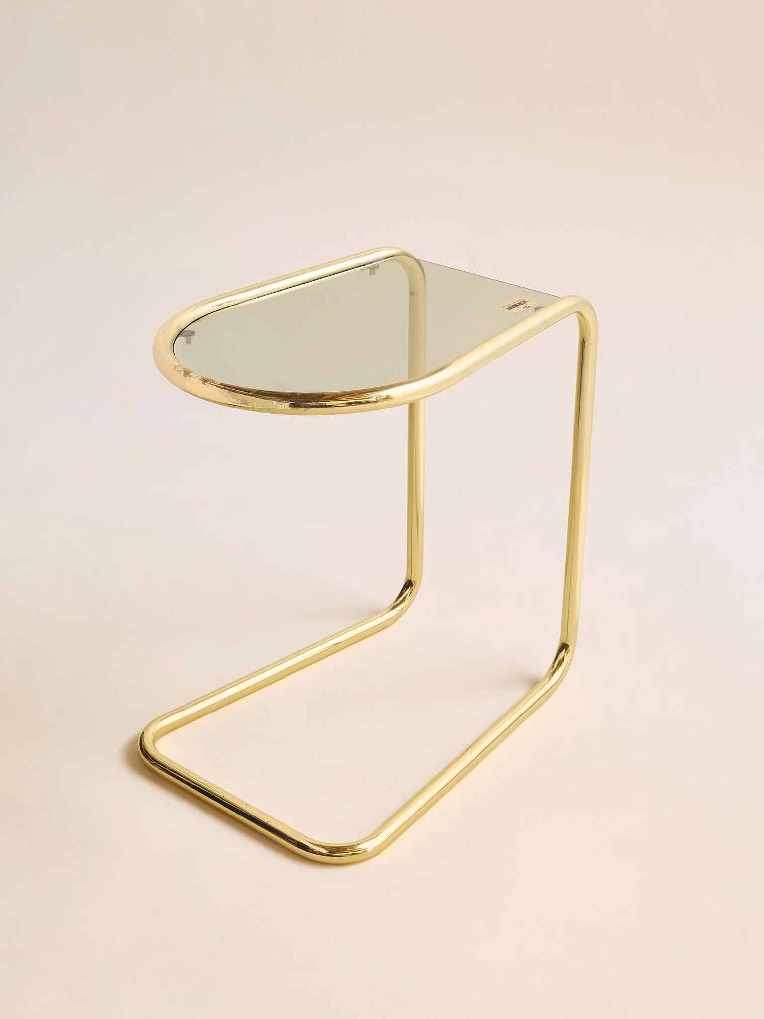 The Vintage Brass and Glass Side TableSide TablesMiscellanea, etc.