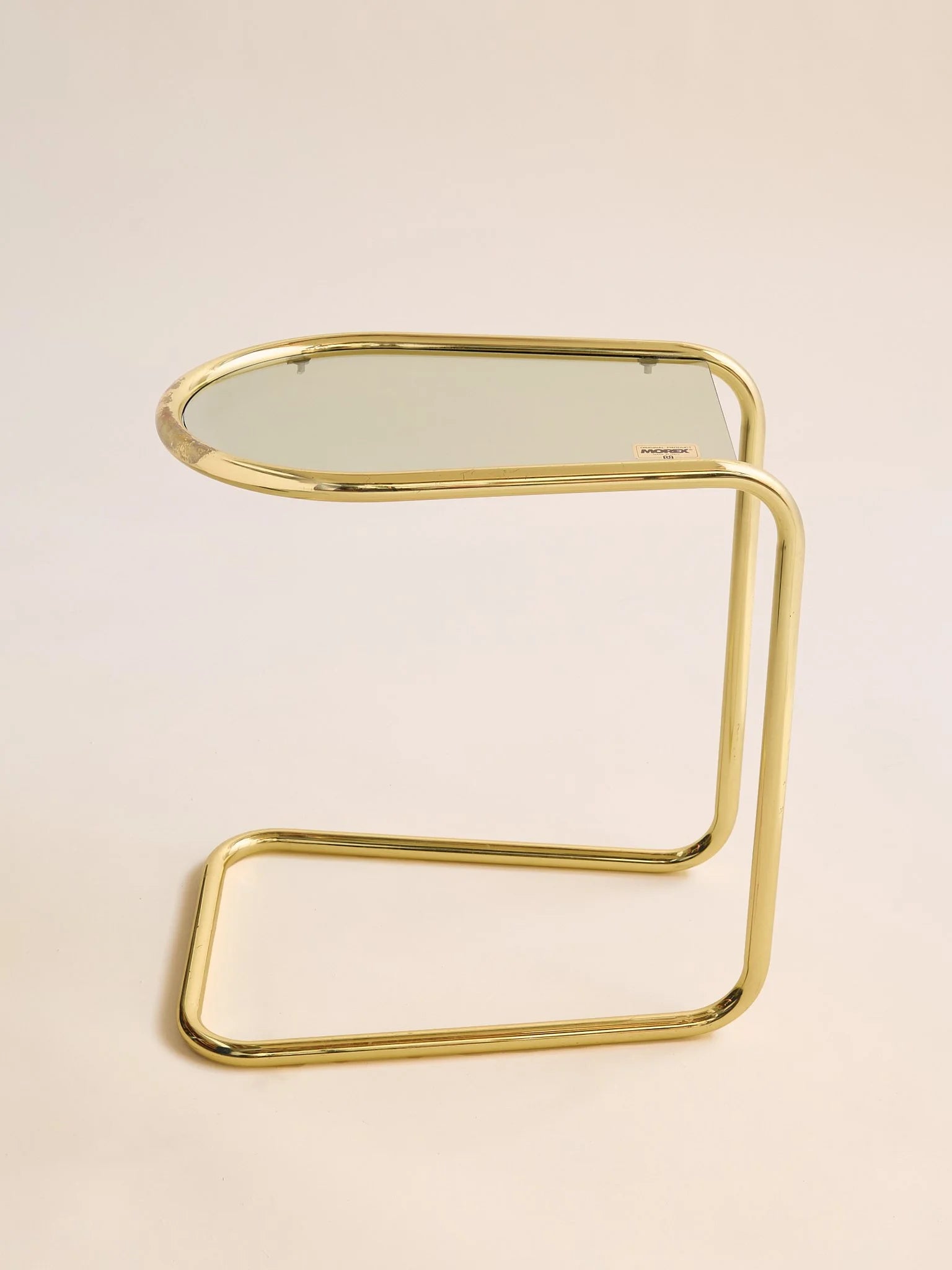 The Vintage Brass and Glass Side TableSide TablesMiscellanea, etc.