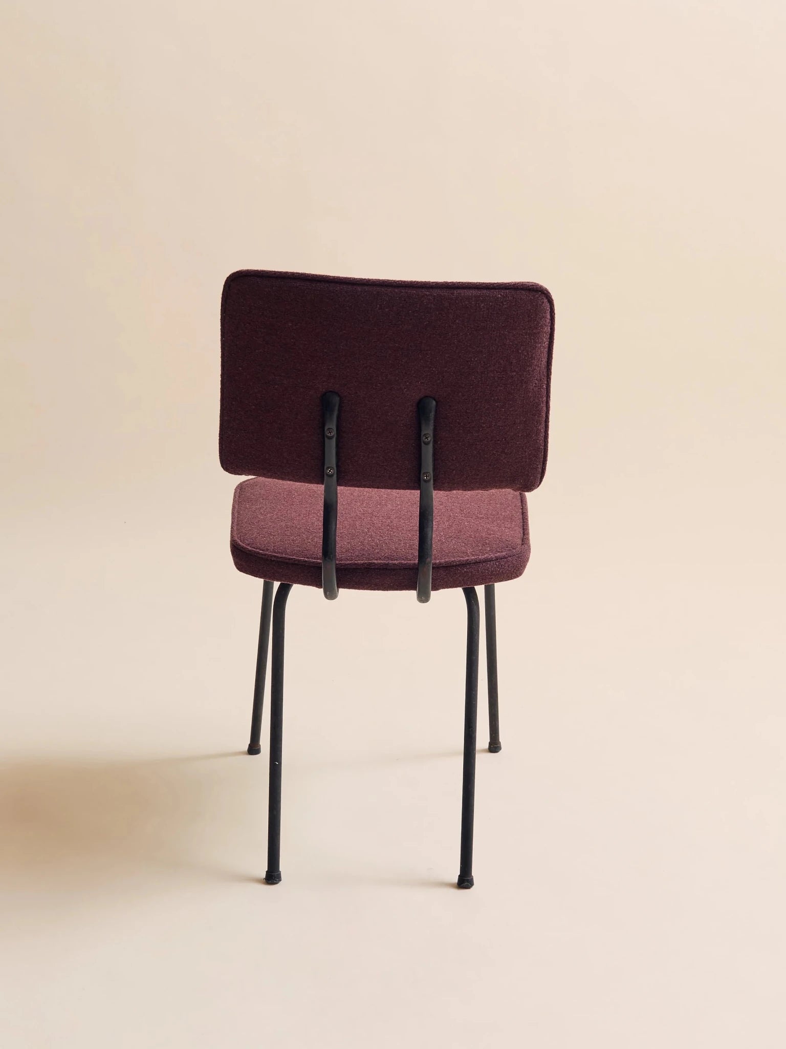 The Vintage 1950s MCM Aubergine Office ChairSeatingMiscellanea, etc.