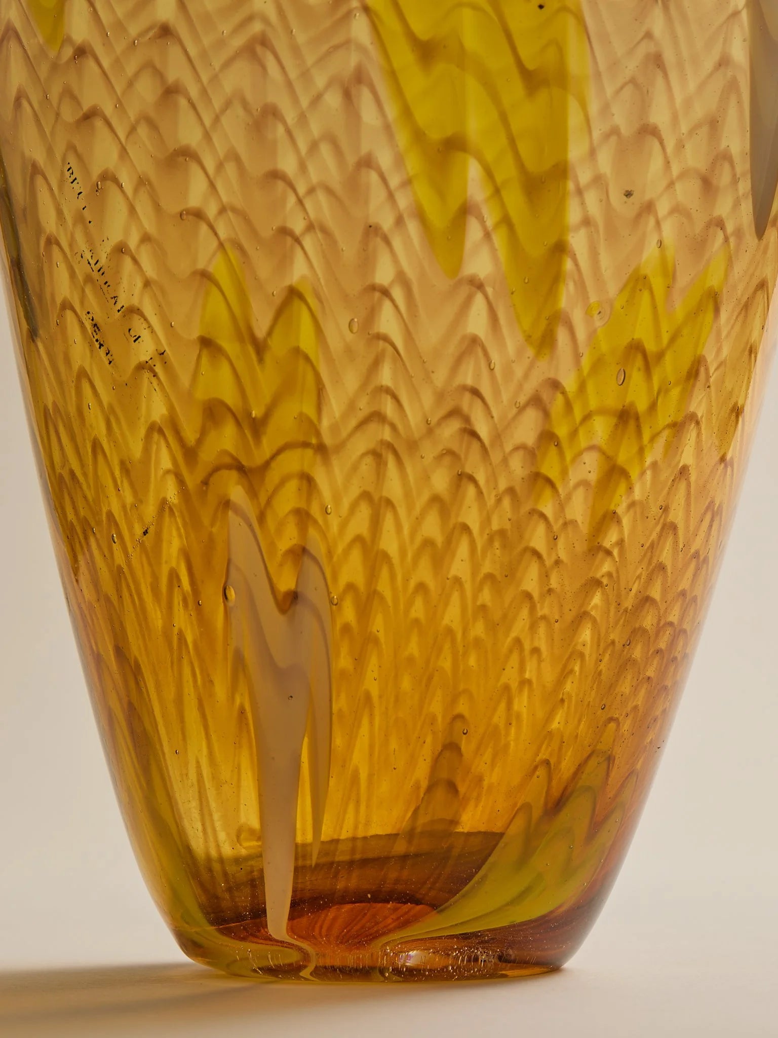 The Vintage Art Glass Vase with Green and Yellow HuesVasesMiscellanea, etc.