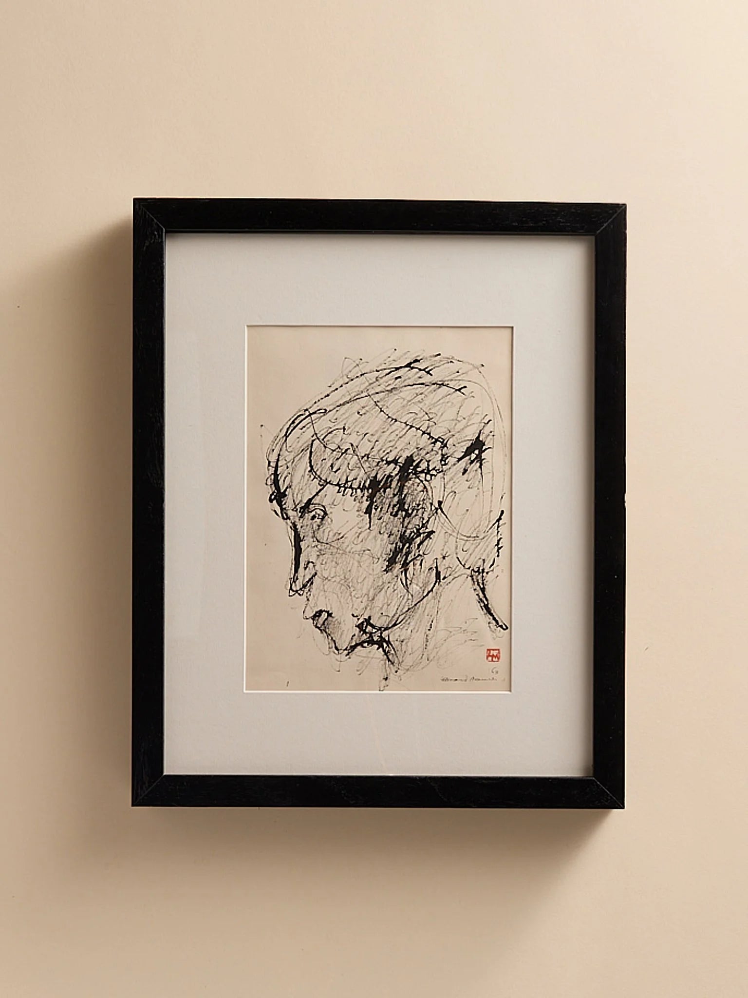 The 1960s Original Line Drawing PortraitArtMiscellanea, etc.