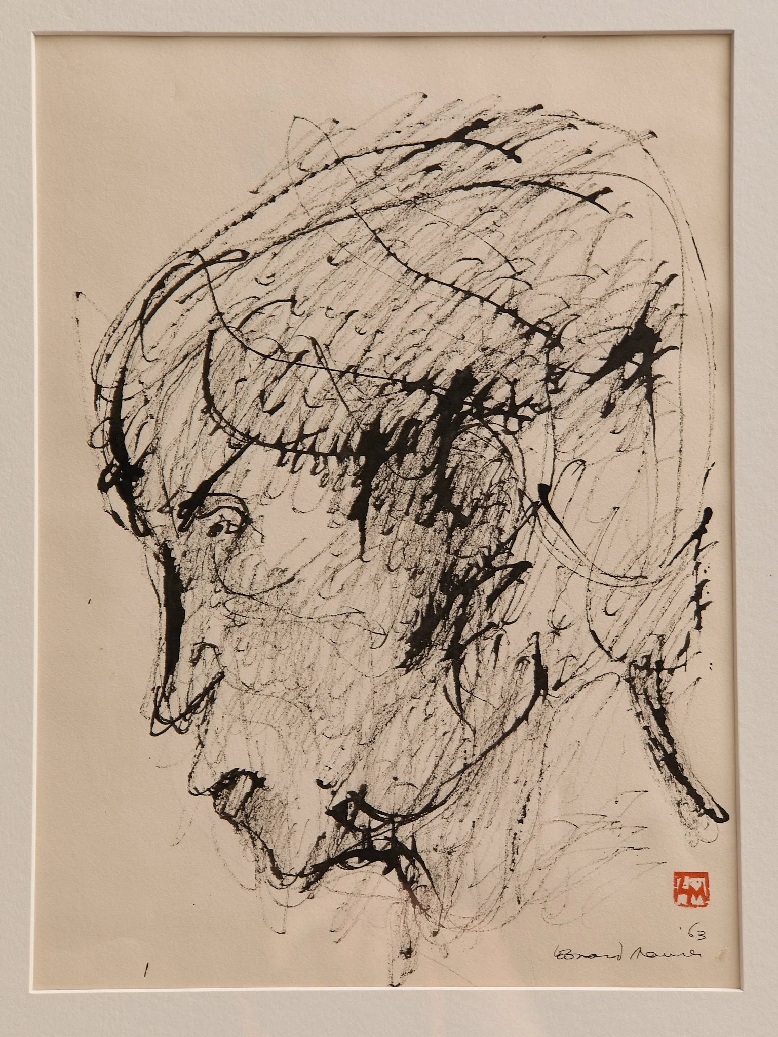The 1960s Original Line Drawing PortraitArtMiscellanea, etc.