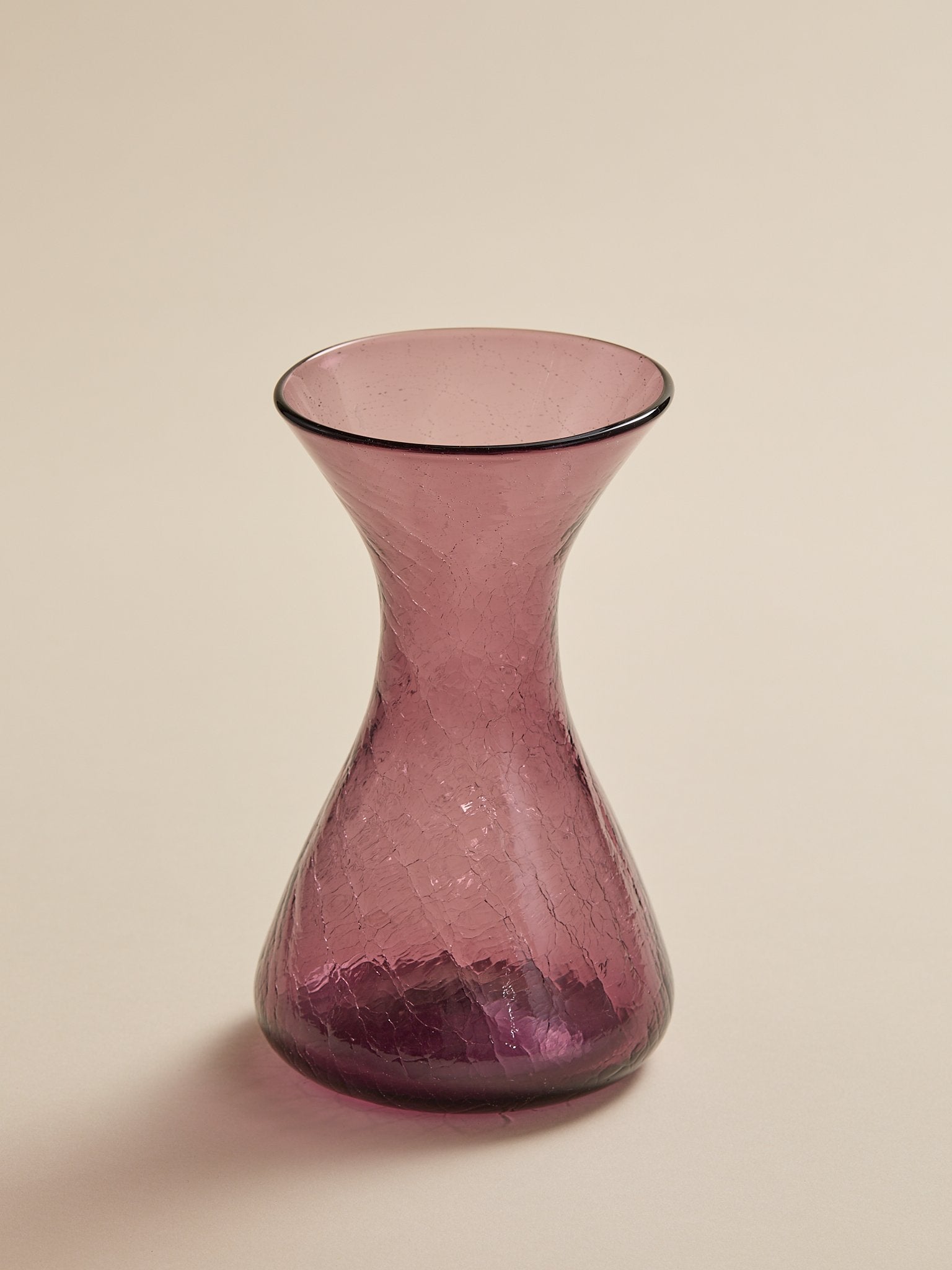 The Vintage Amethyst Crackle Glass VesselVasesMiscellanea, etc.
