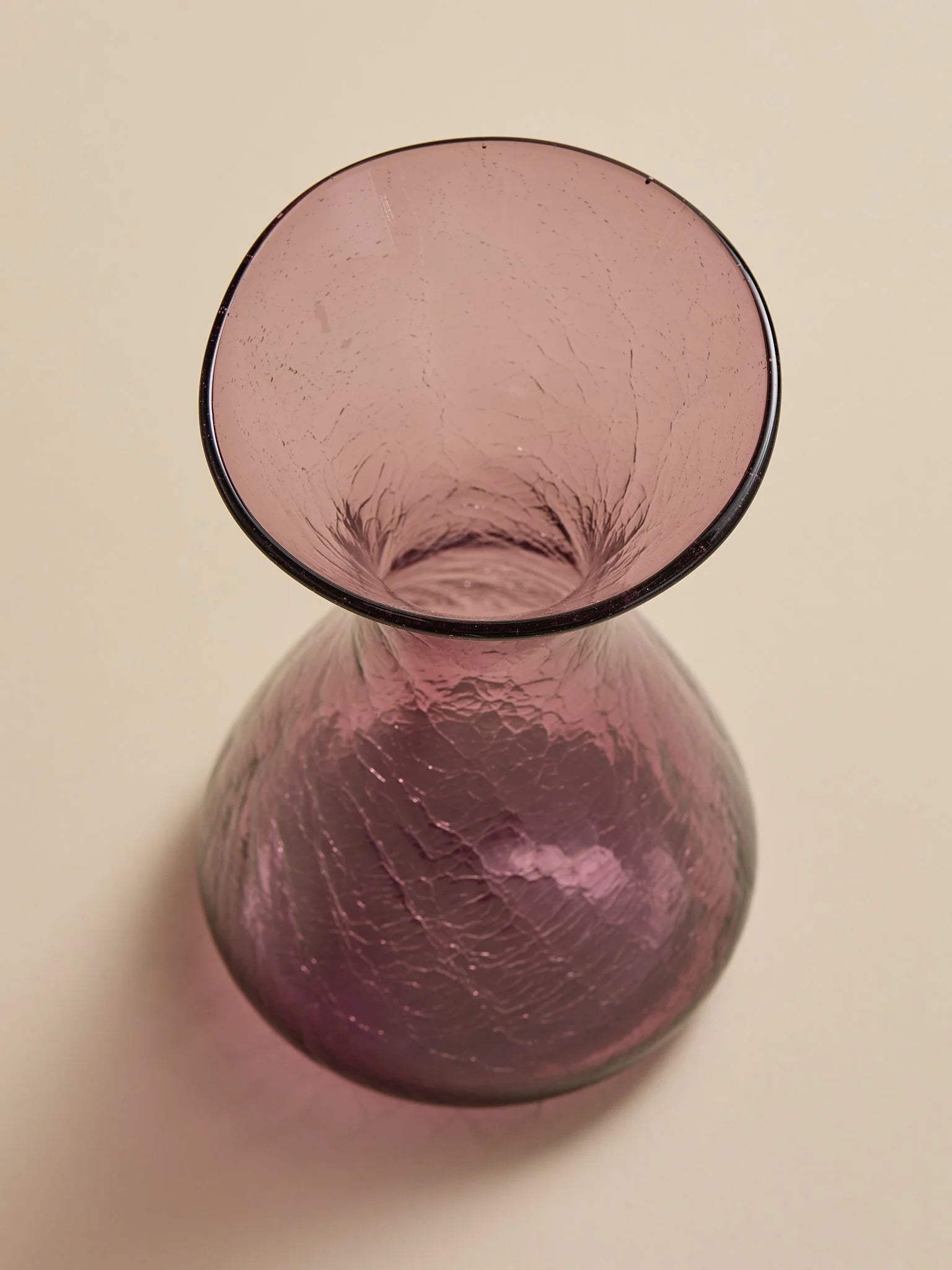 The Vintage Amethyst Crackle Glass VesselVasesMiscellanea, etc.