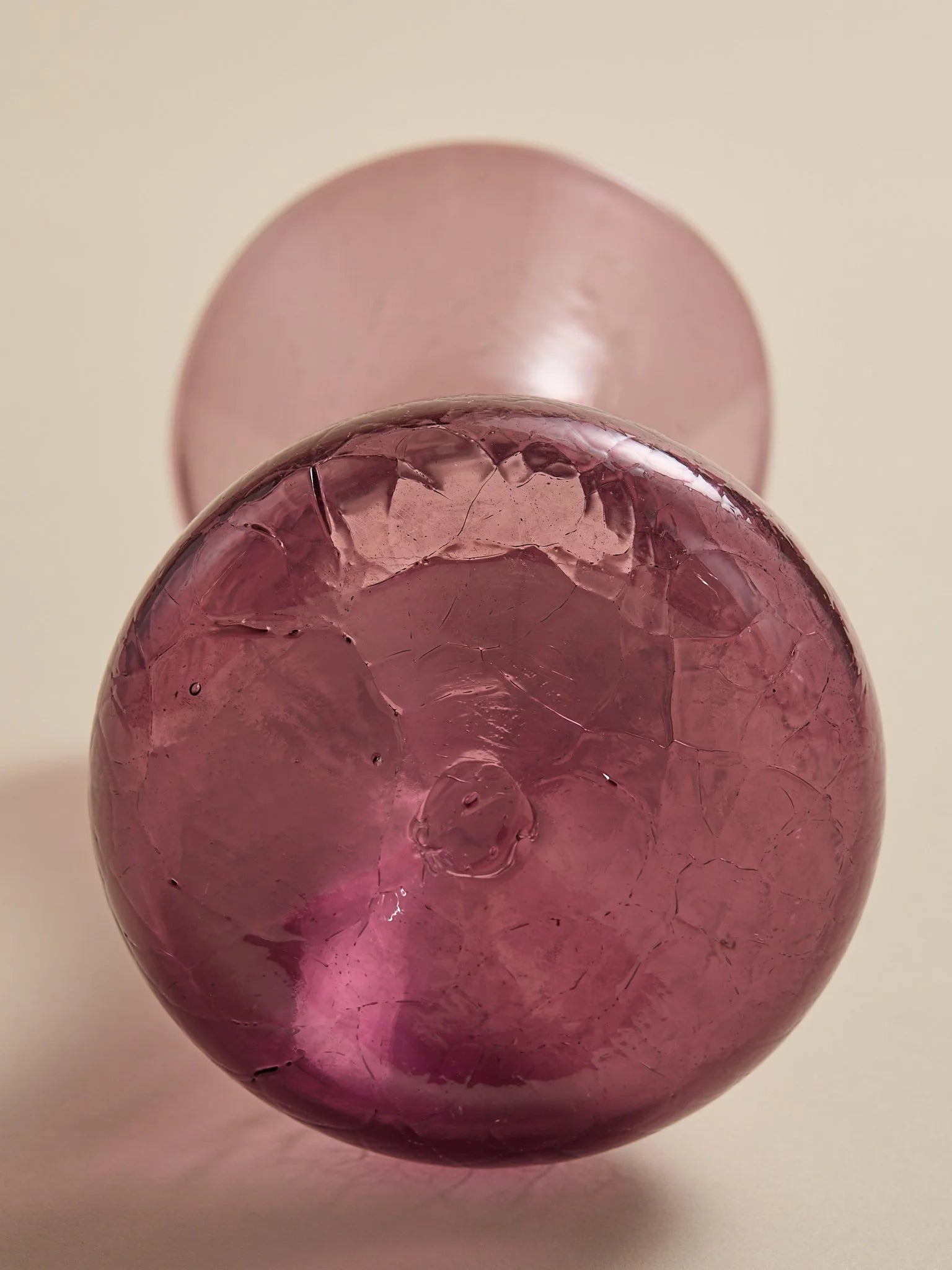 The Vintage Amethyst Crackle Glass VesselVasesMiscellanea, etc.