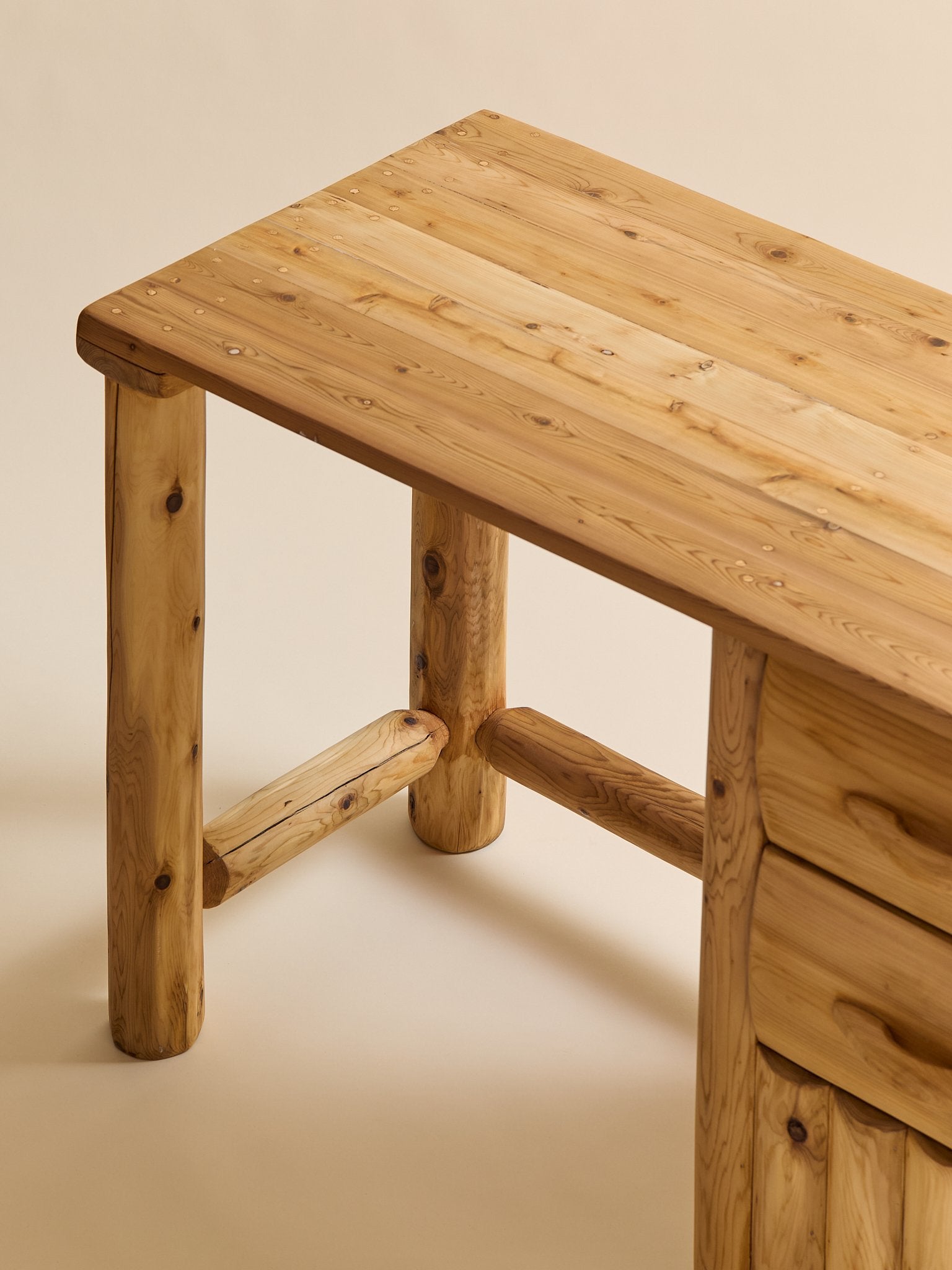 The Vintage Rustic Pine DeskDesksMiscellanea, etc.