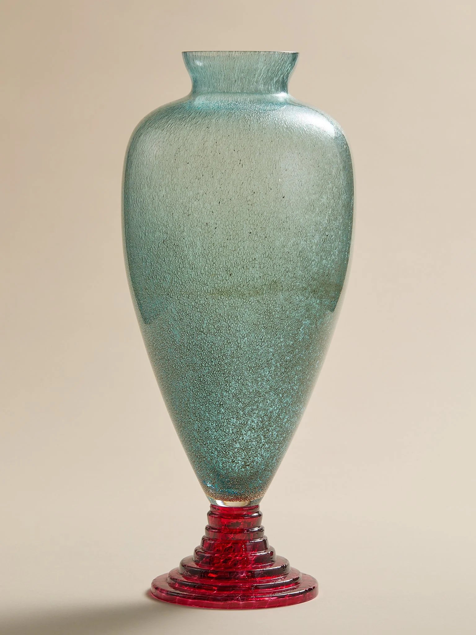 The Vintage Handmade Speckle Glass Art VaseVasesMiscellanea, etc.