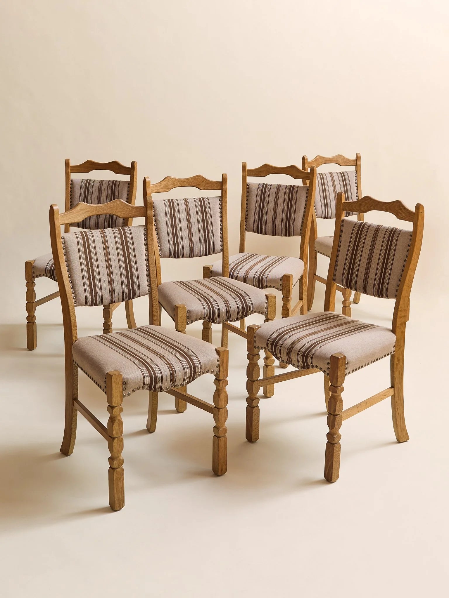 The Vintage Danish Set Of Six Dining ChairsSeatingMiscellanea, etc.
