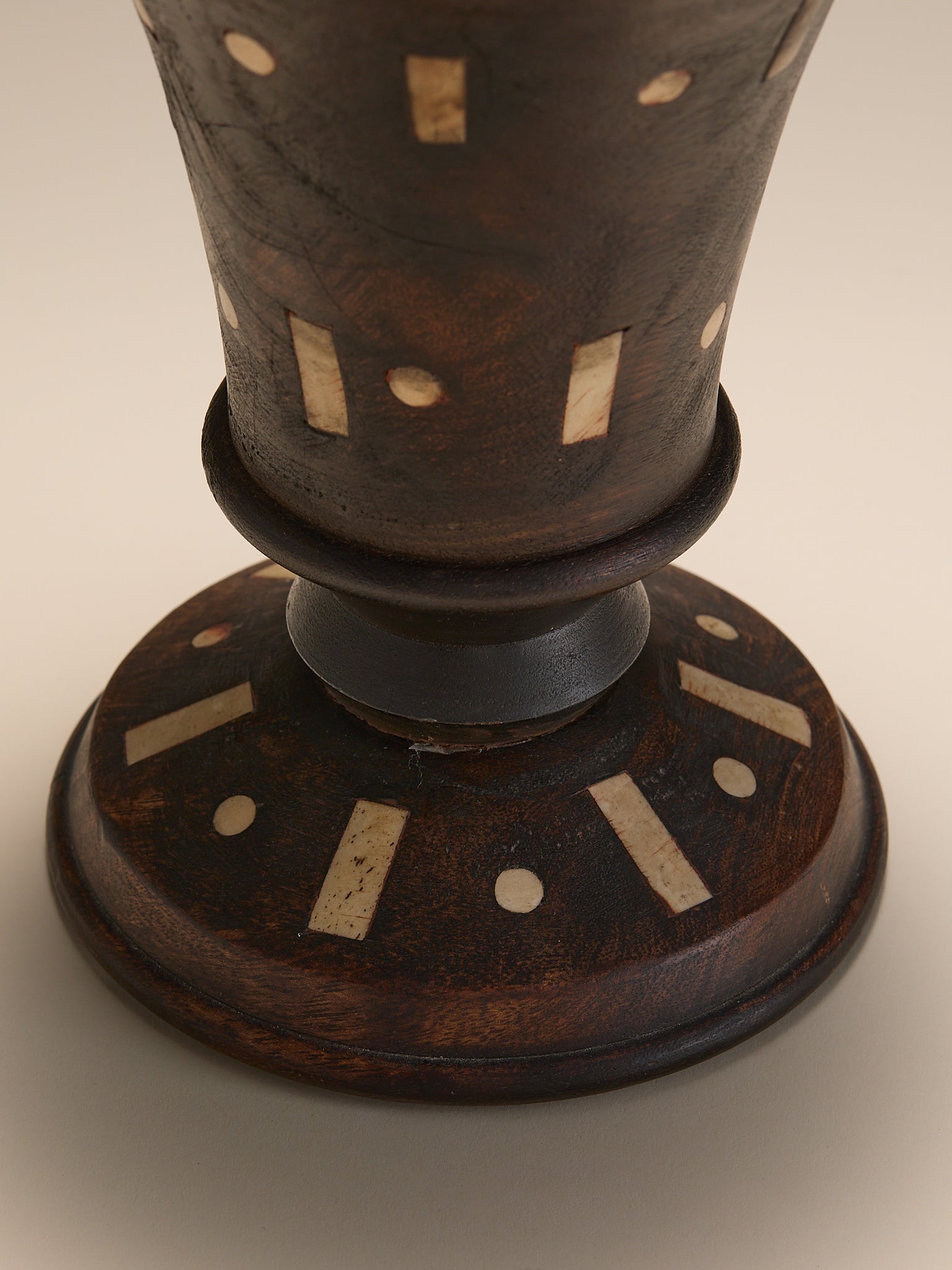 The Vintage Wood Inlay UrnVasesMiscellanea, etc.