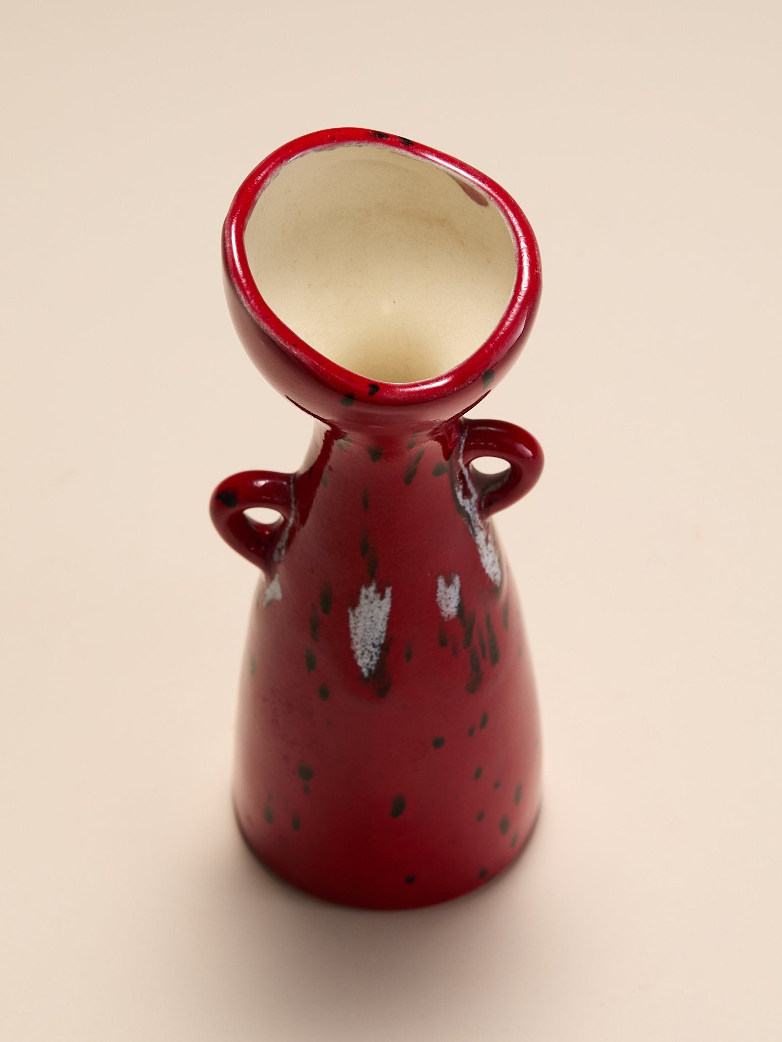 The Hand-painted Splatter Glaze Red VaseVasesMiscellanea, etc.