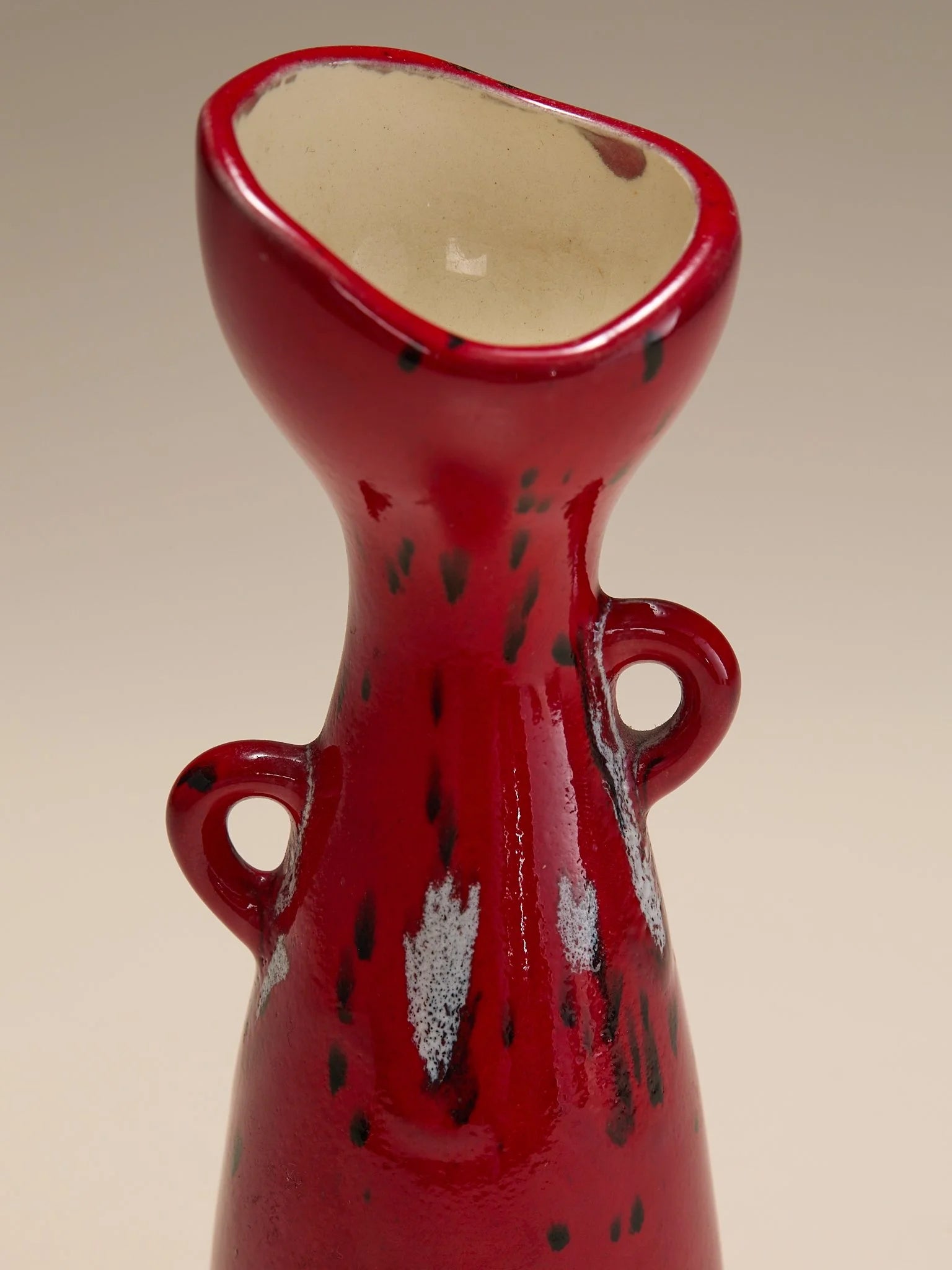 The Hand-painted Splatter Glaze Red VaseVasesMiscellanea, etc.
