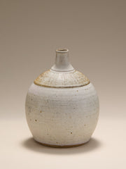 The 1970s American Studio Pottery Vessel with Carved Collar DetailVasesMiscellanea, etc.