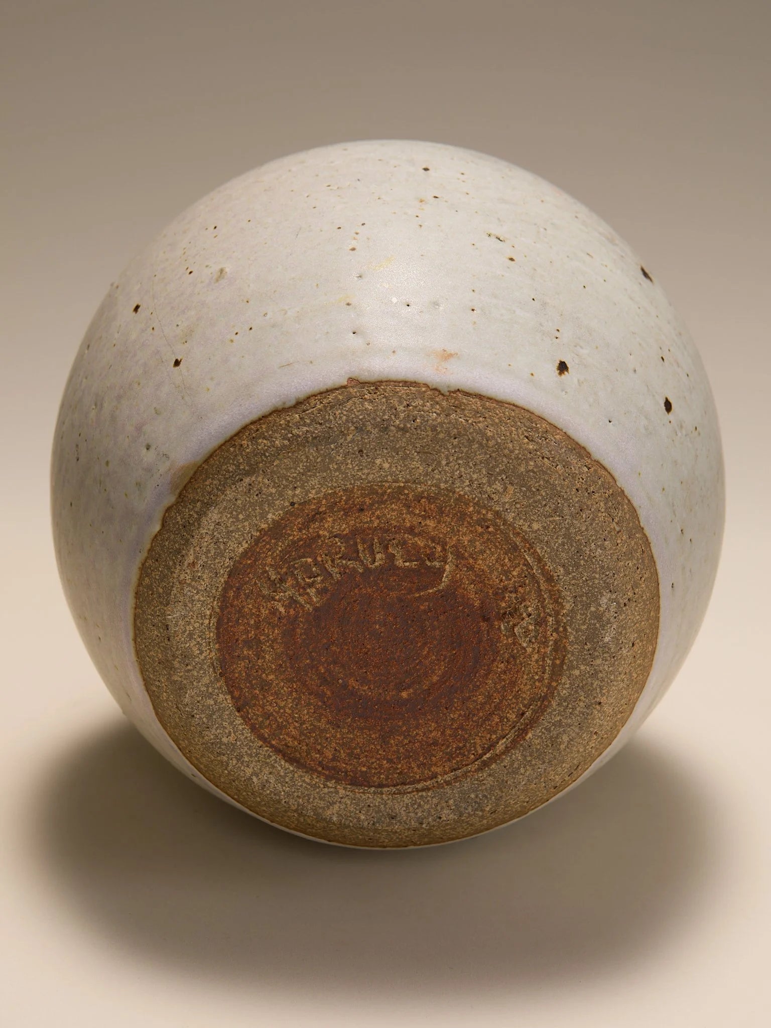 The 1970s American Studio Pottery Vessel with Carved Collar DetailVasesMiscellanea, etc.