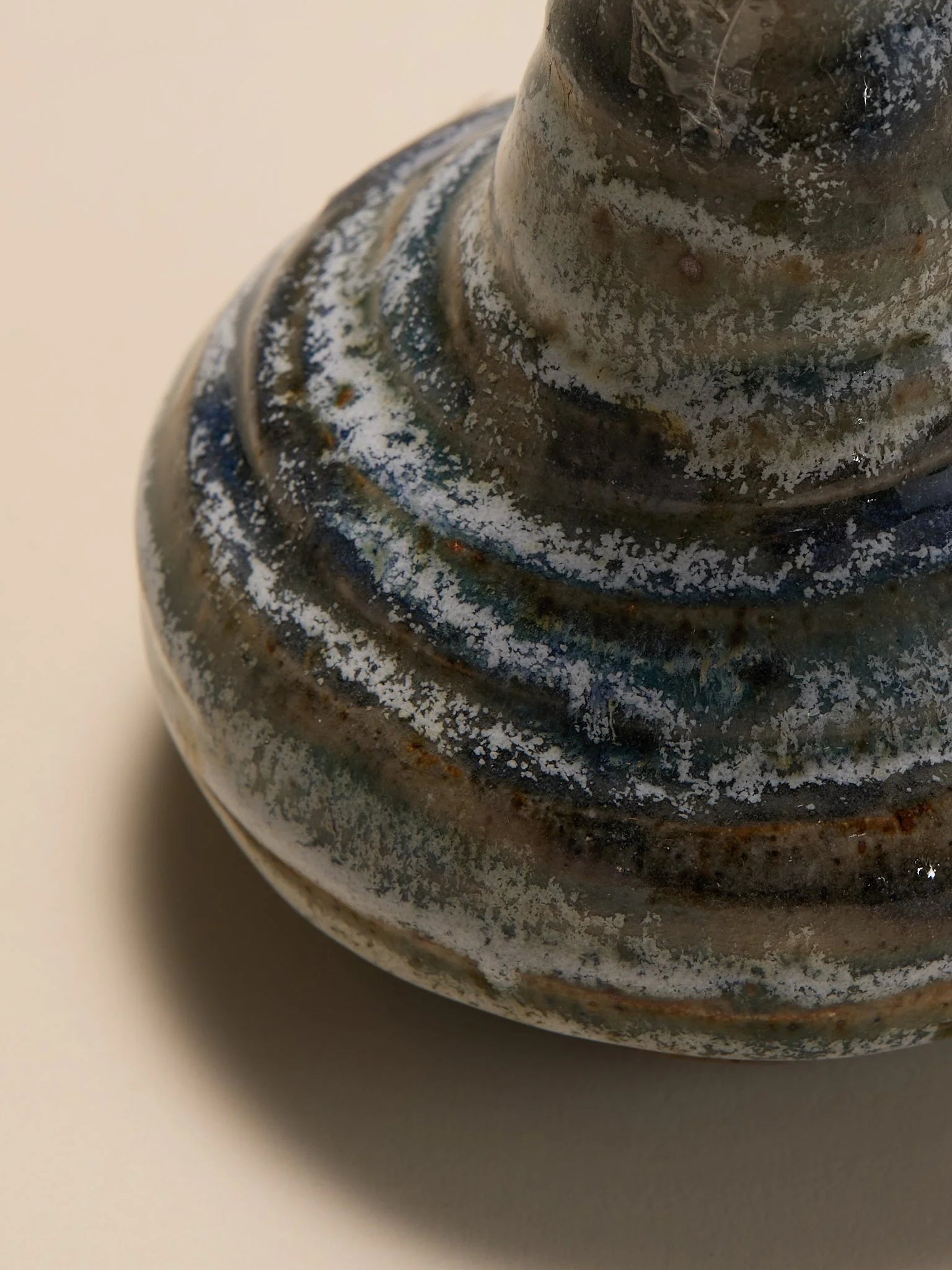 The Vintage Mid-Century Studio Pottery Bud Vase in Atmospheric Ash GlazeVasesMiscellanea, etc.