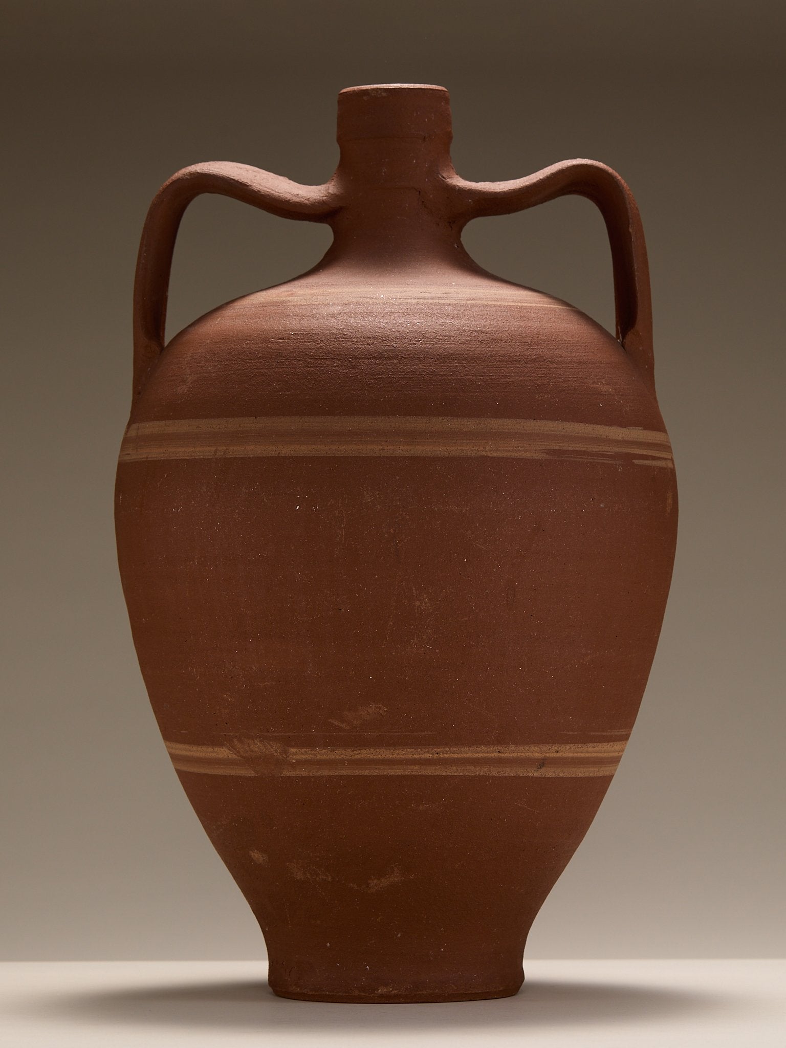 The Vintage Large Mediterranean Terracotta Vase with HandlesVasesMiscellanea, etc.