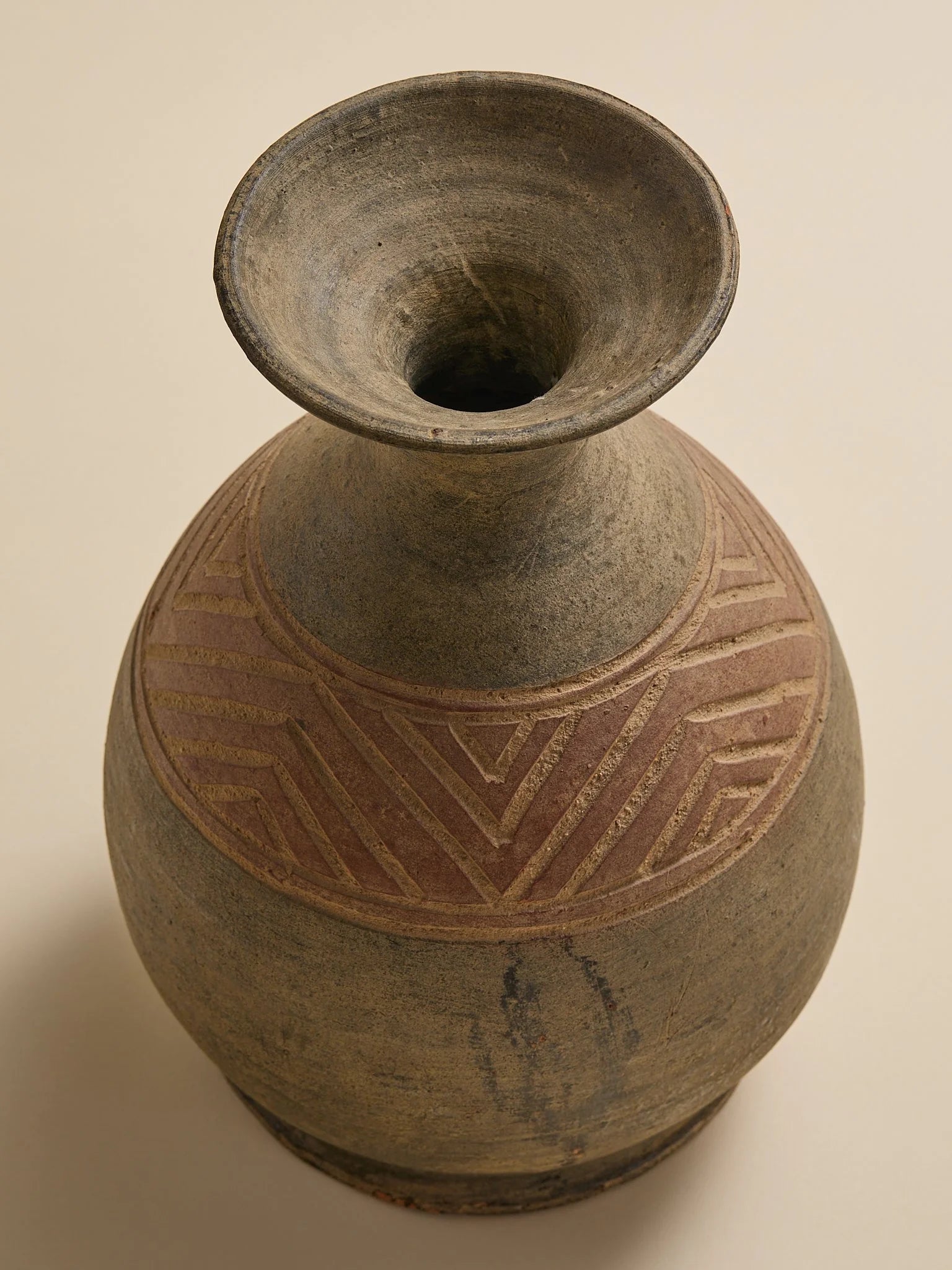 The Vintage Mexican Green and Terracotta VaseVasesMiscellanea, etc.