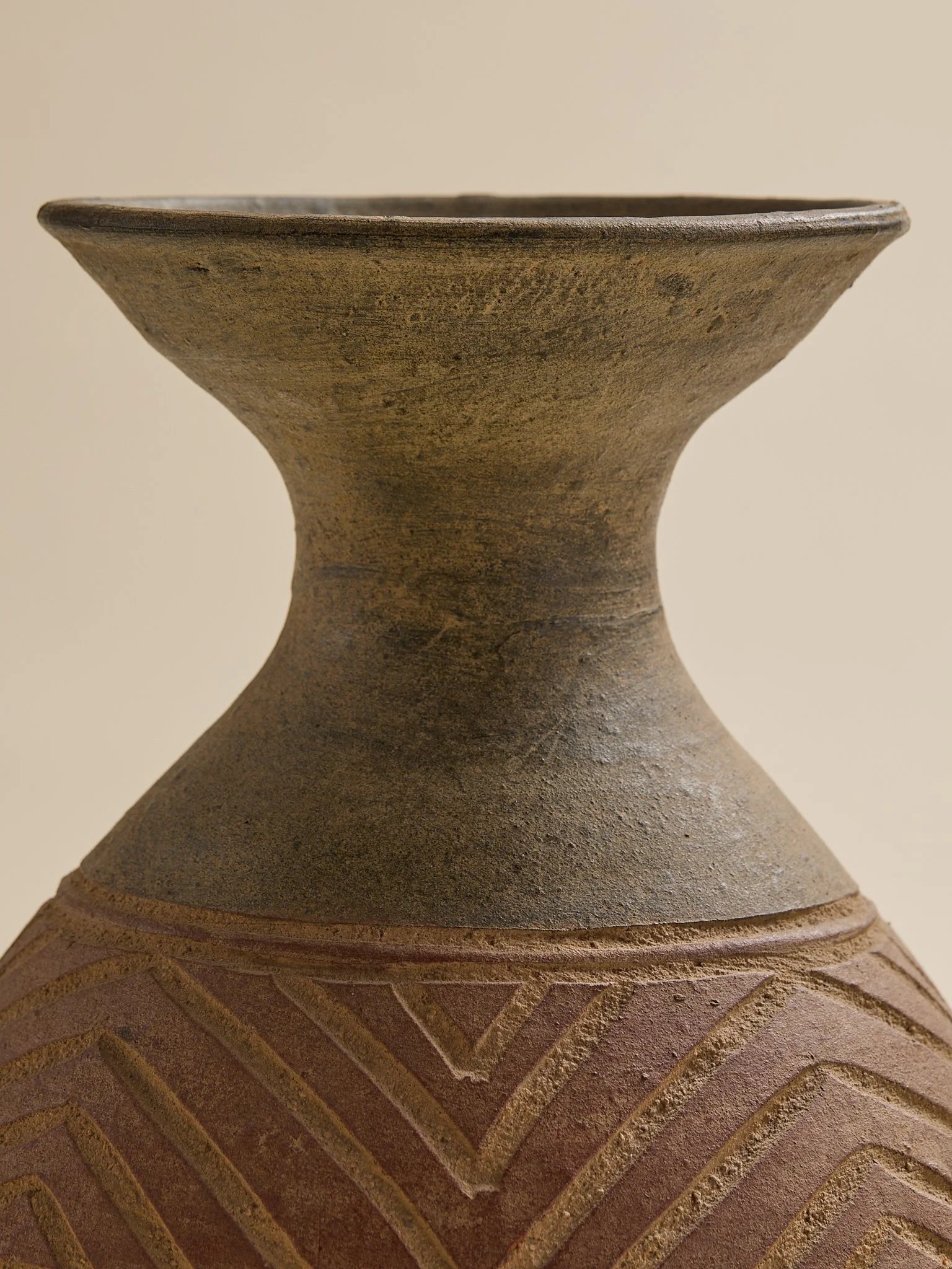 The Vintage Mexican Green and Terracotta VaseVasesMiscellanea, etc.