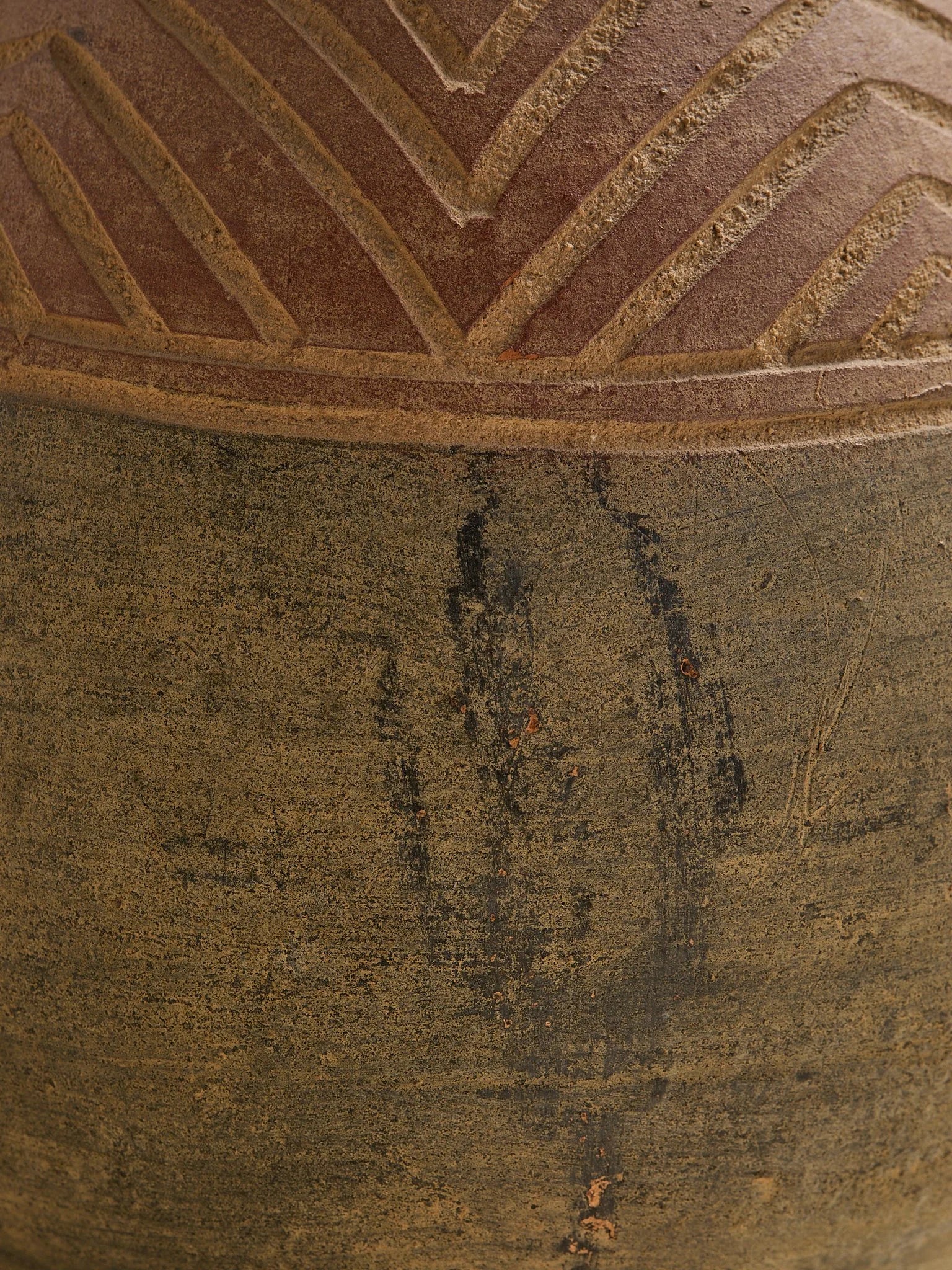 The Vintage Mexican Green and Terracotta VaseVasesMiscellanea, etc.
