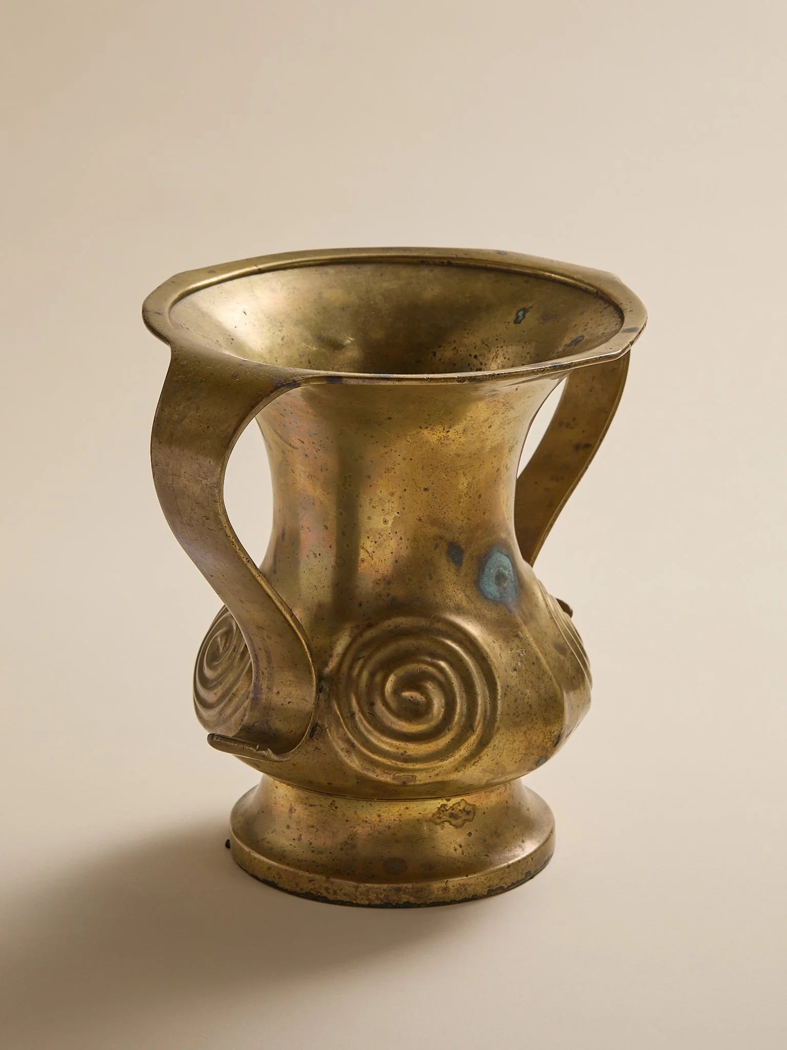 The Vintage Japanese Brass Open Handle VaseVasesMiscellanea, etc.