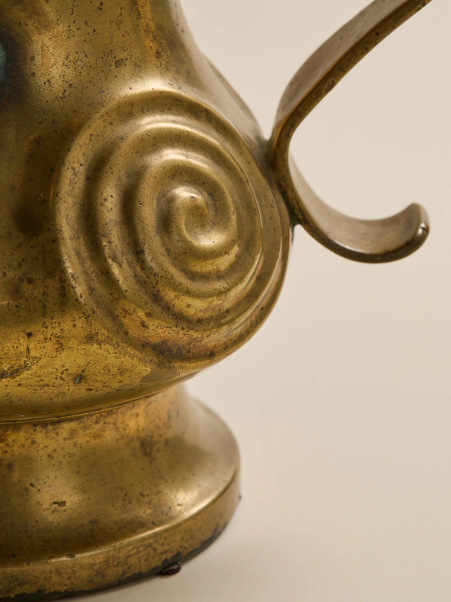 The Vintage Japanese Brass Open Handle VaseVasesMiscellanea, etc.