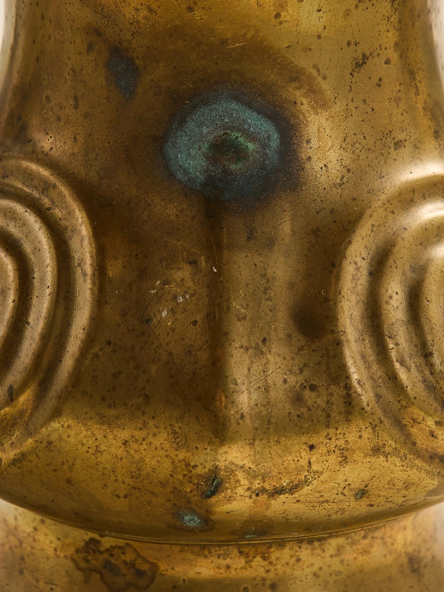 The Vintage Japanese Brass Open Handle VaseVasesMiscellanea, etc.