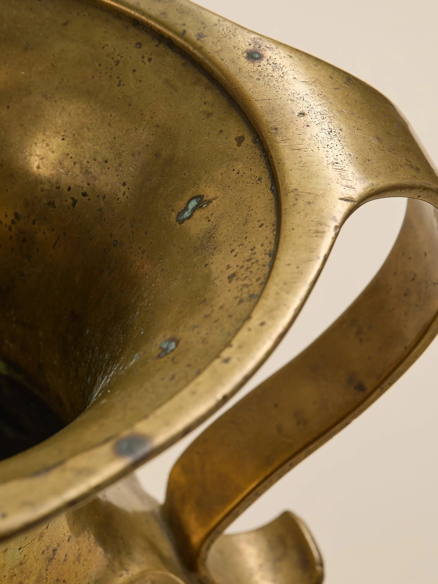 The Vintage Japanese Brass Open Handle VaseVasesMiscellanea, etc.
