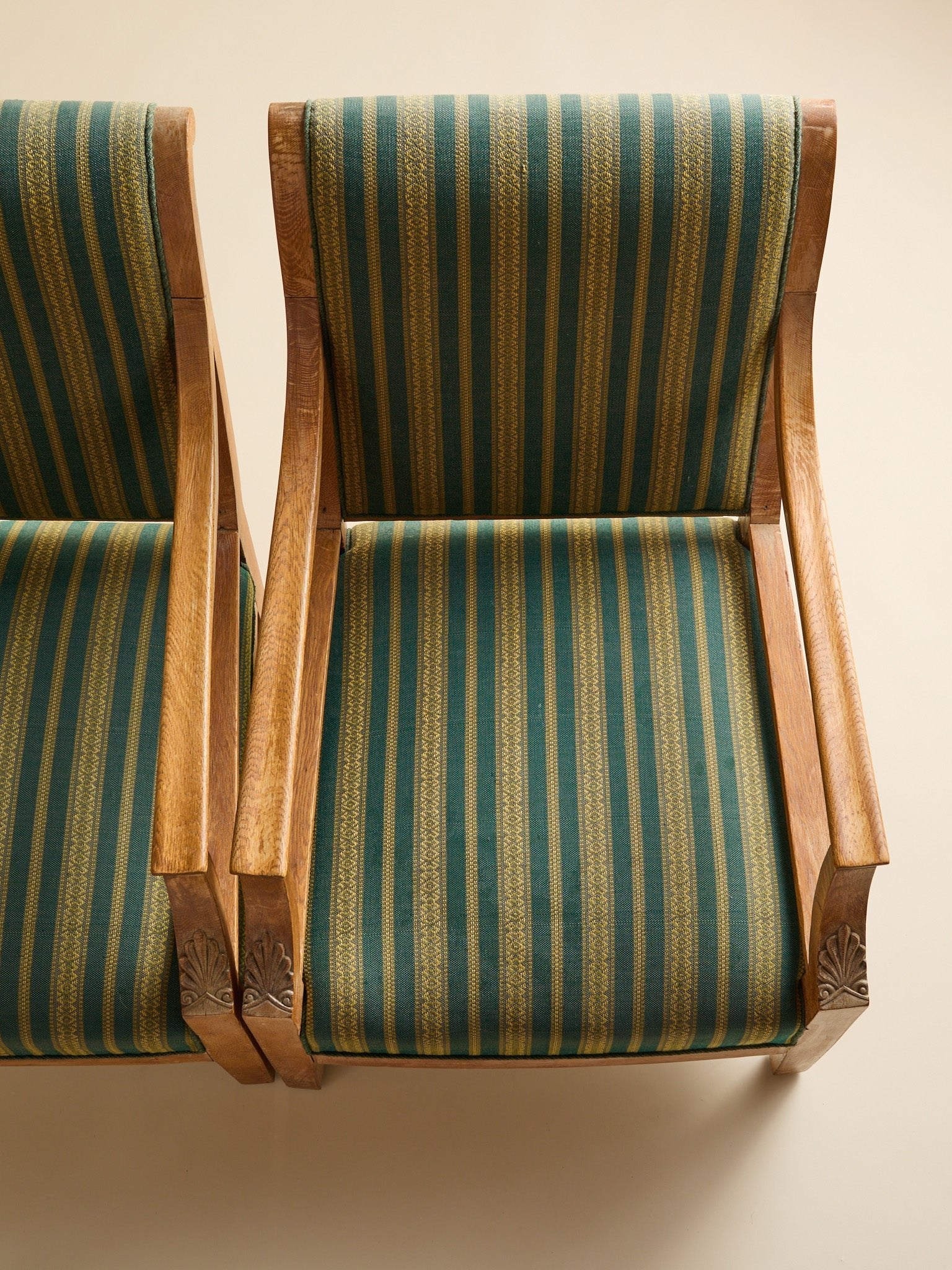 The Vintage Scandinavian Oak Lounge Chairs, 1950SSeatingMiscellanea, etc.