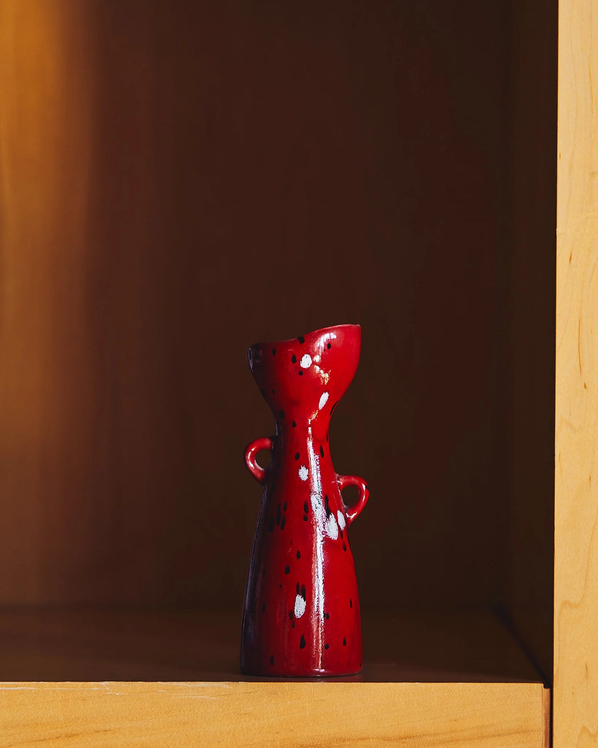 The Hand-painted Splatter Glaze Red VaseVasesMiscellanea, etc.