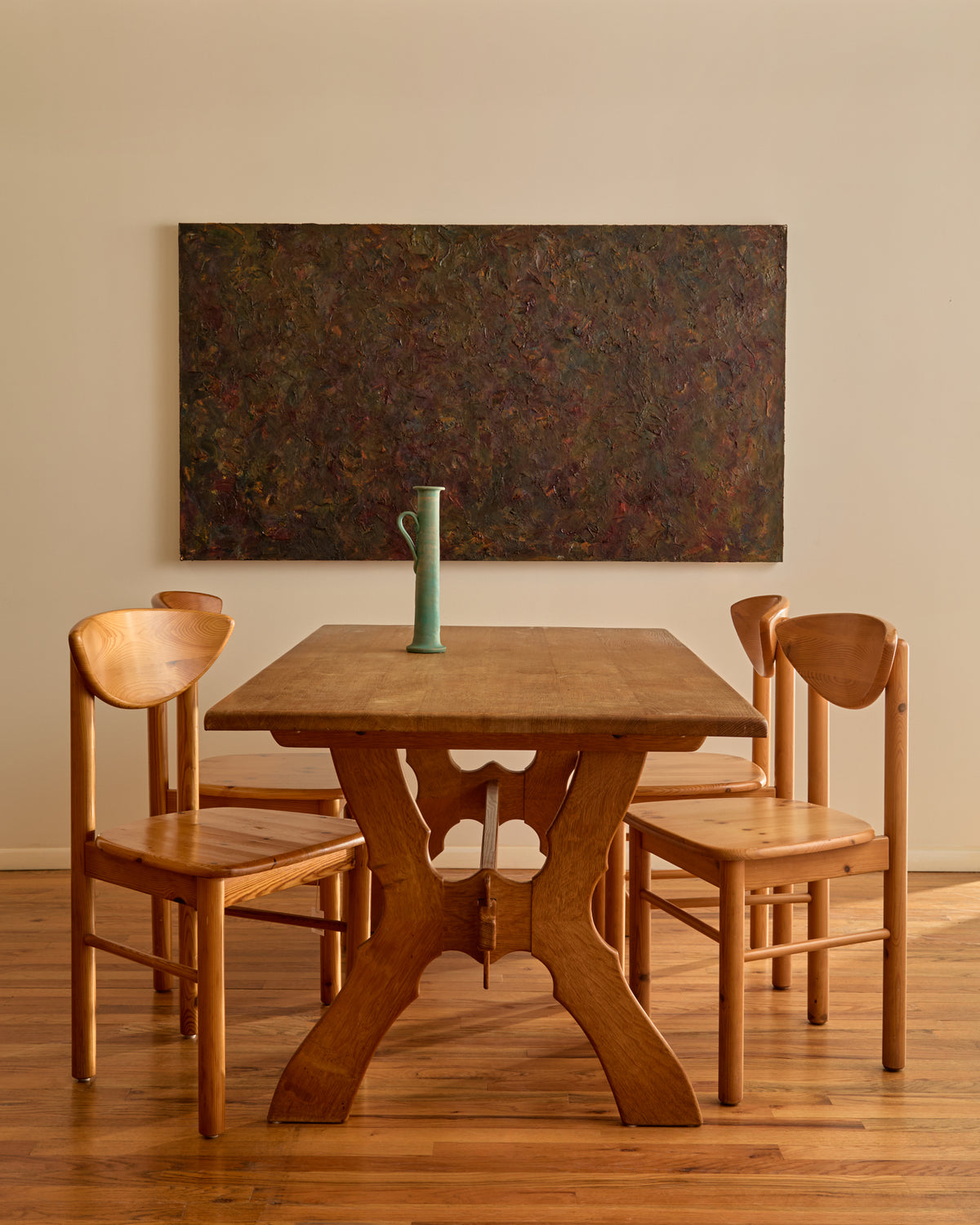 The Vintage Abstract Oil Painting, Abstract Composition by Andy MillerArtMiscellanea, etc.