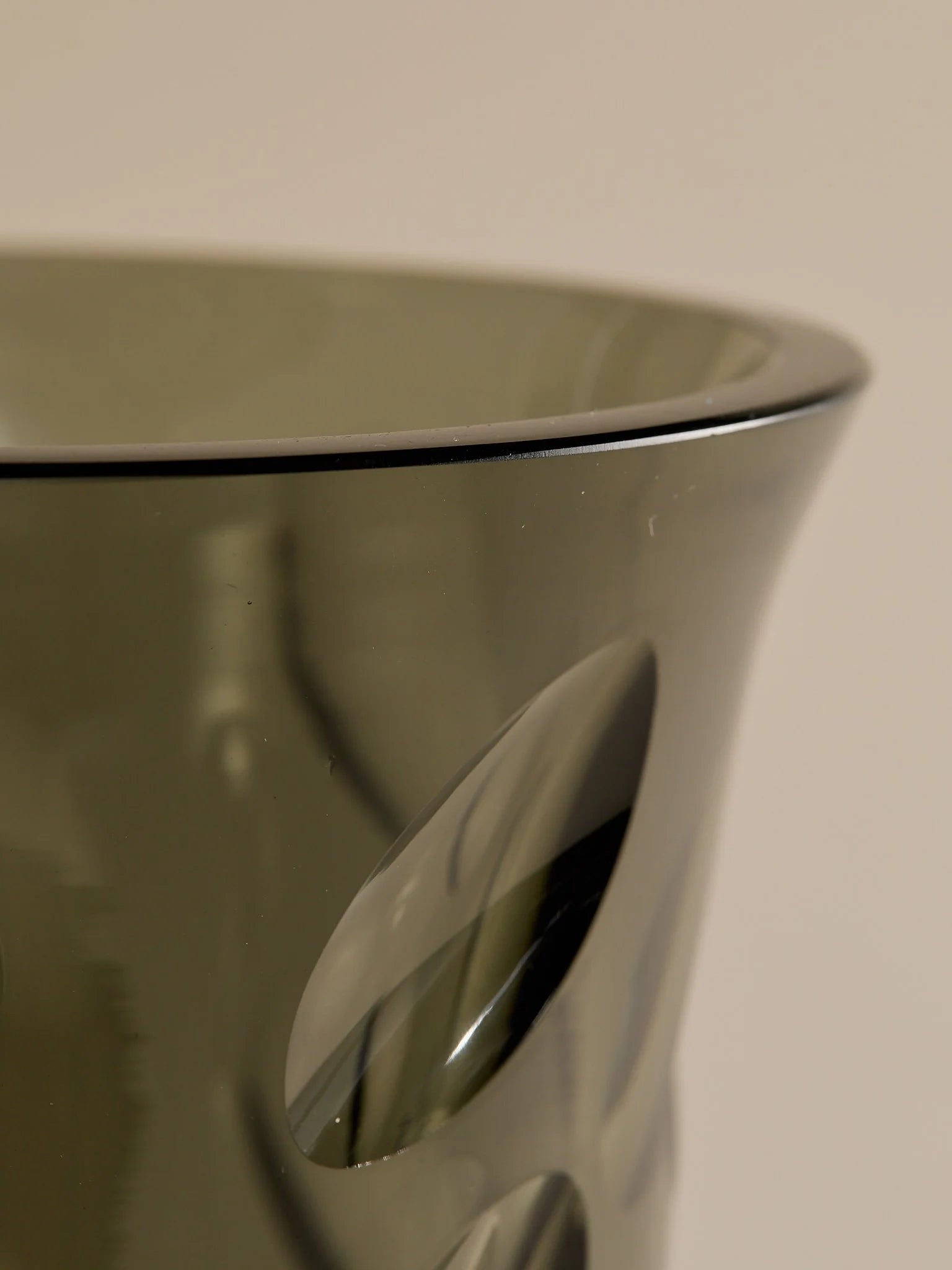 The Vintage Handmade Gray Glass Bubble VaseVasesMiscellanea, etc.