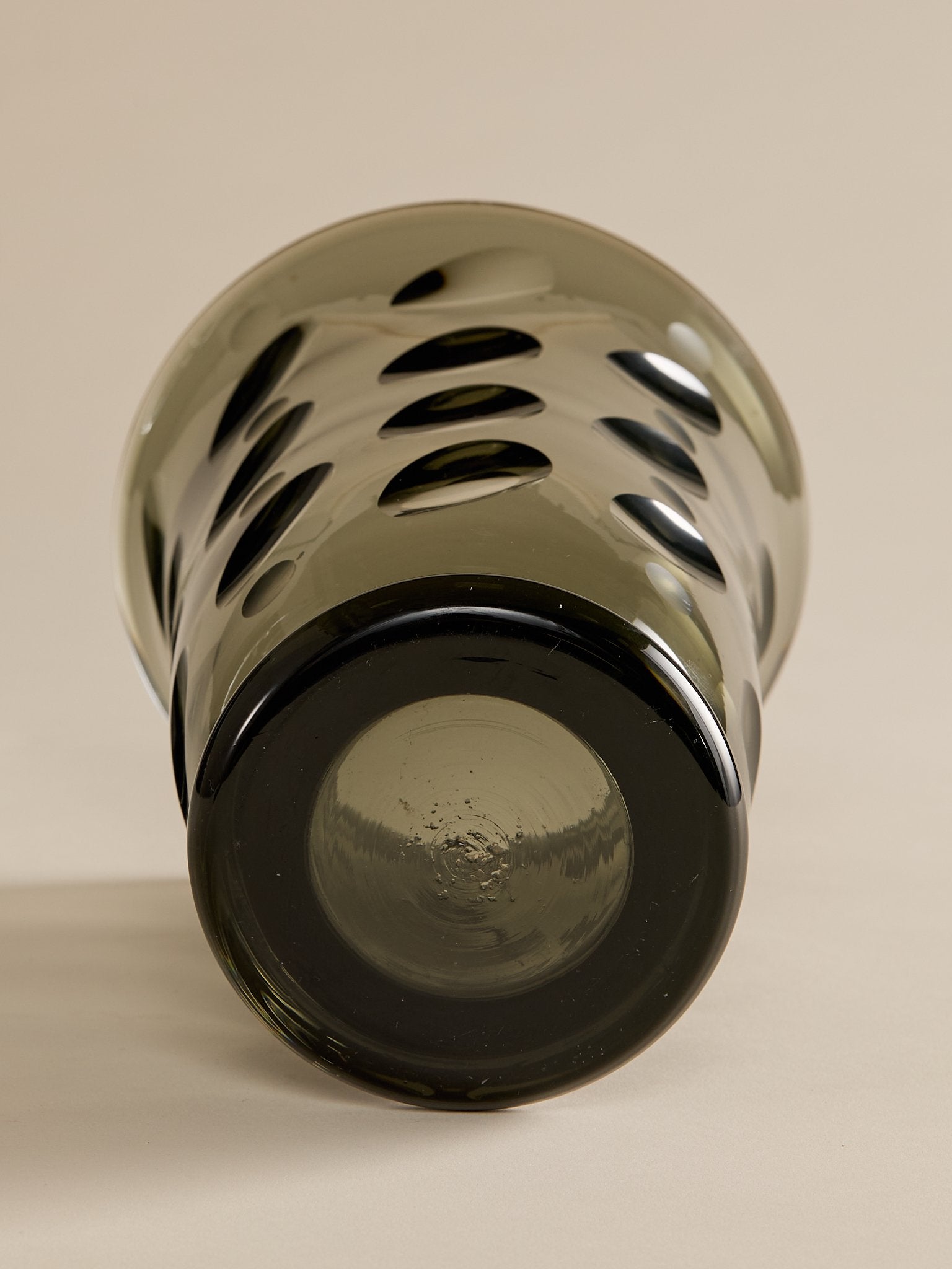 The Vintage Handmade Gray Glass Bubble VaseVasesMiscellanea, etc.