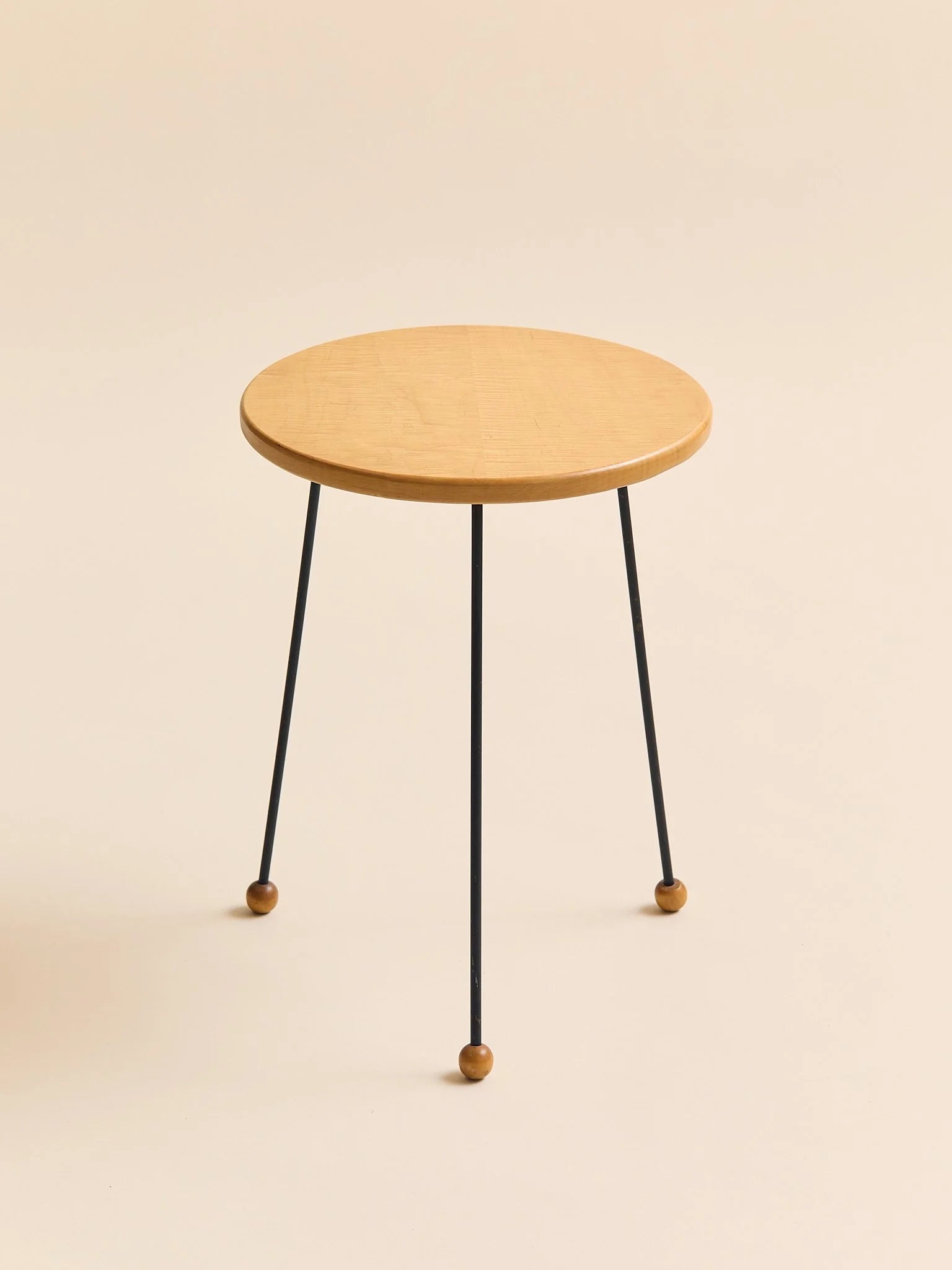 The Vintage MCM Atomic Wood Side TableSide TablesMiscellanea, etc.