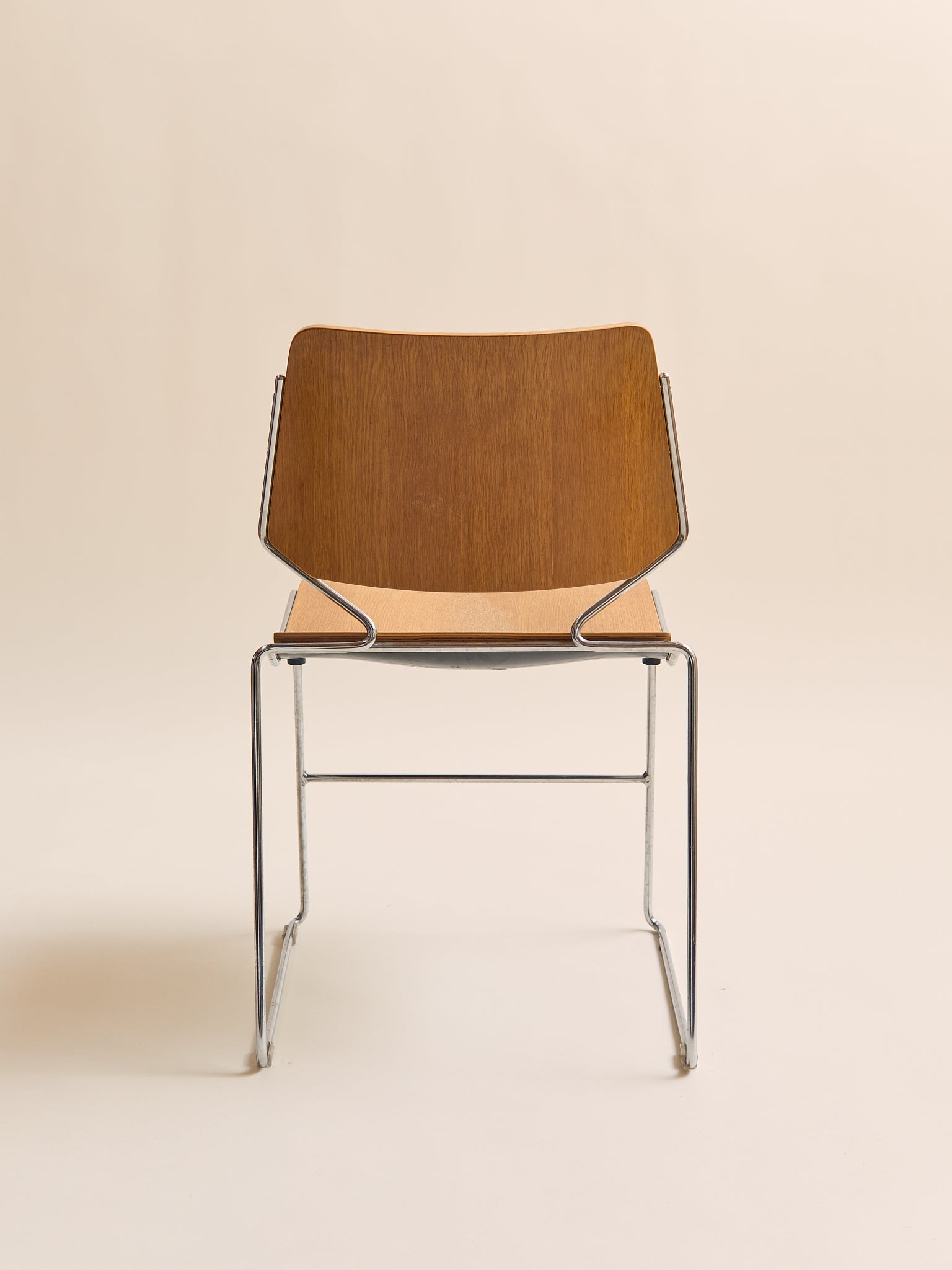 The Vintage Thomas Tolleson for Krueger "Matrix" Plywood Stacking Chair, Late 1960s–1970sSeatingMiscellanea, etc.