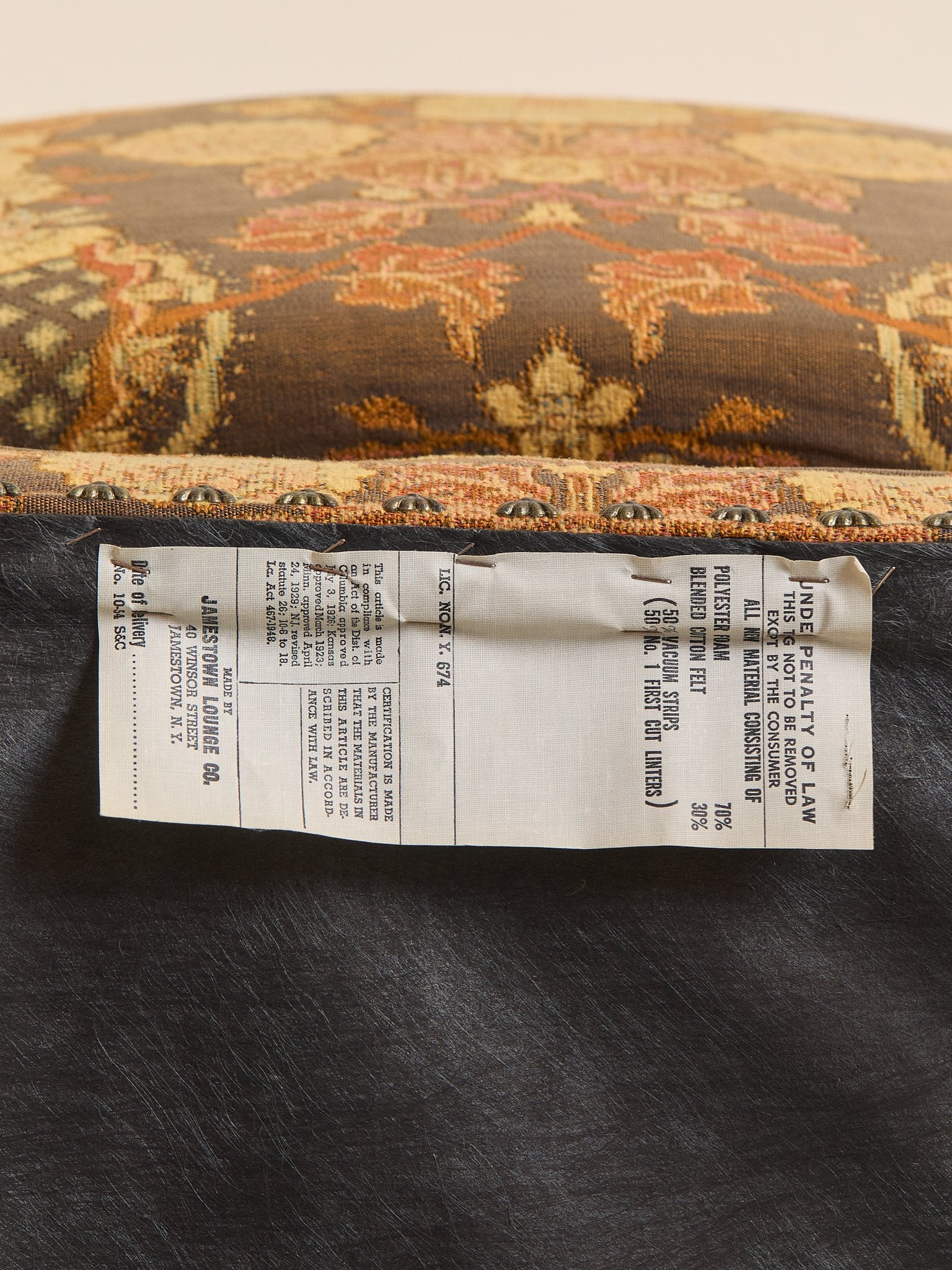 The Vintage 1970s Baroque Revival Tapestry & Carved Wood Dining Chairs, 4 AvailableSeatingMiscellanea, etc.
