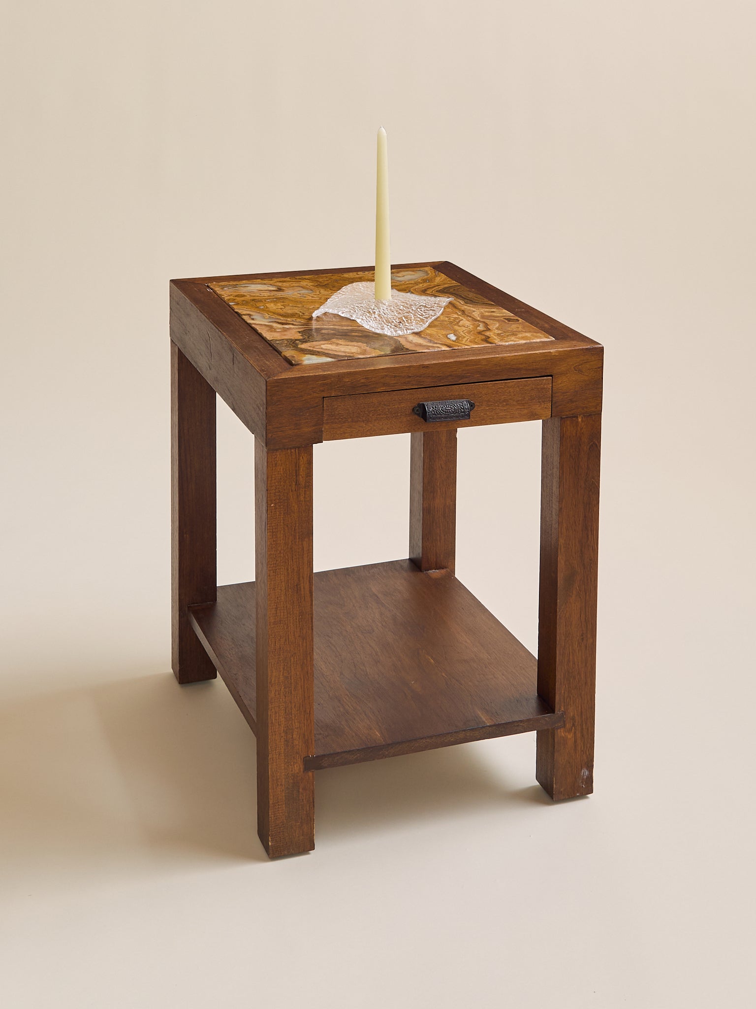 The Vintage Side table with Onyx Inlay topSide TablesMiscellanea, etc.