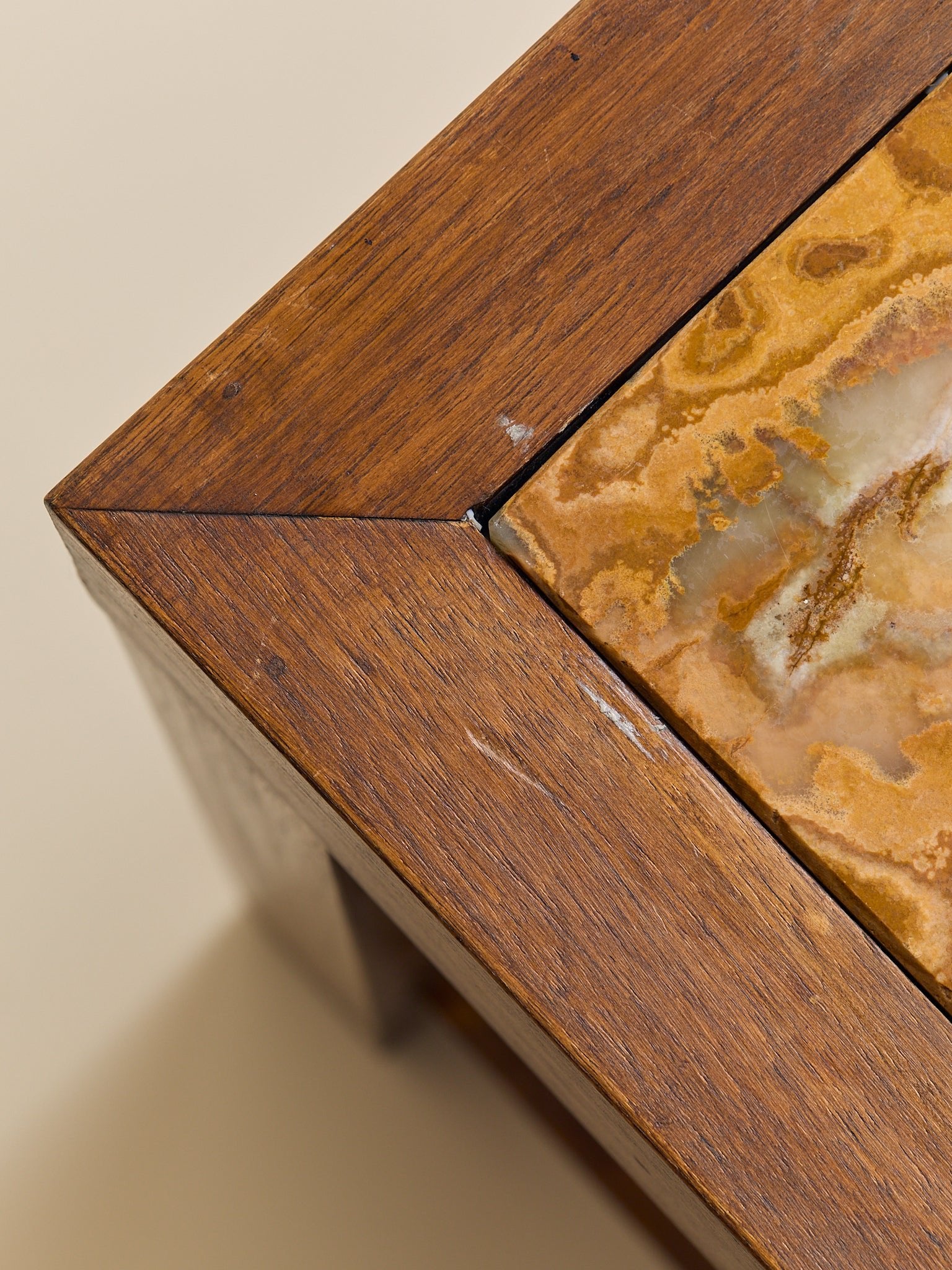 The Vintage Side table with Onyx Inlay topSide TablesMiscellanea, etc.