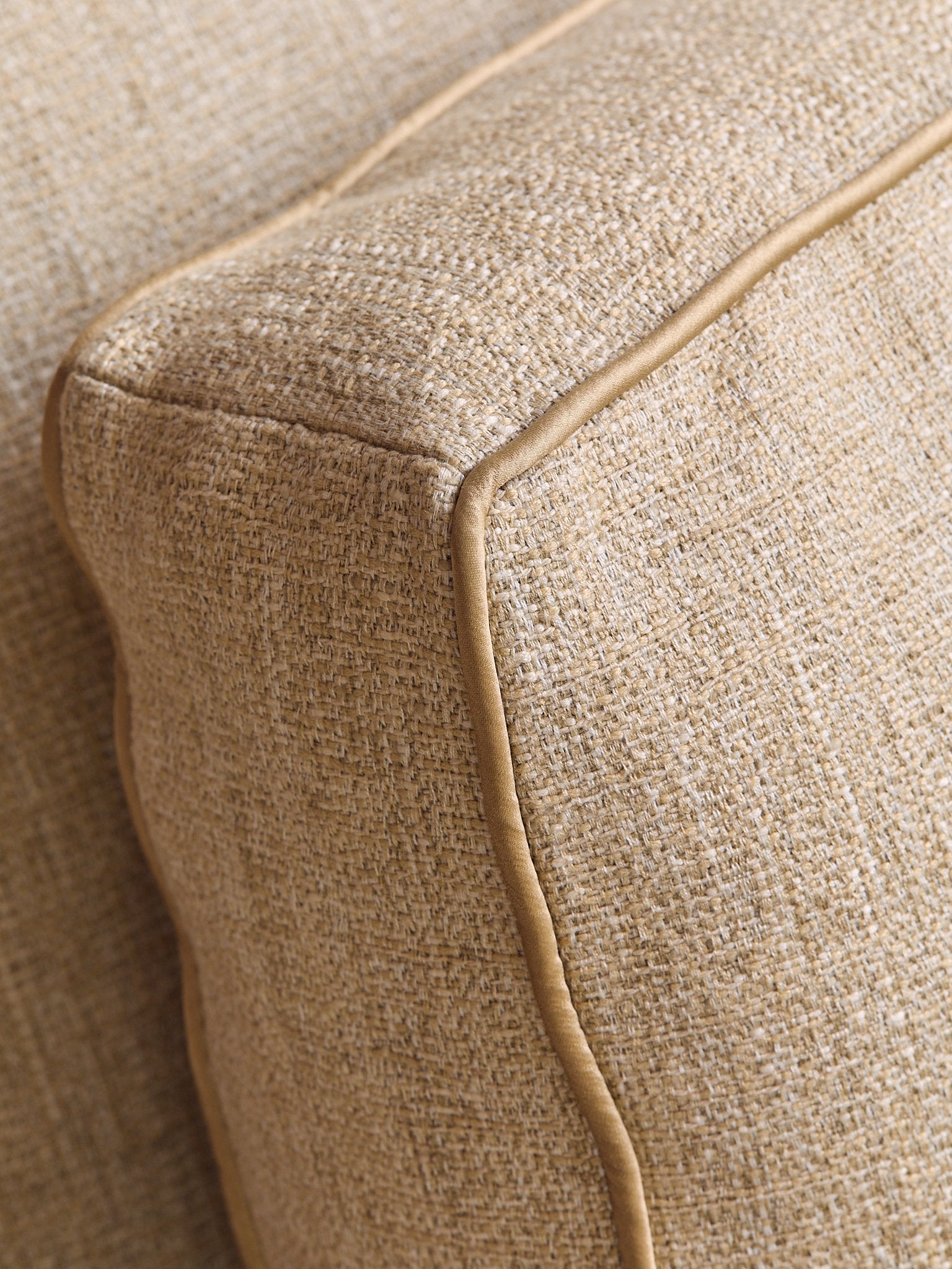 The Vintage Donghia Beige Armchair with Walnut FrameSeatingMiscellanea, etc.