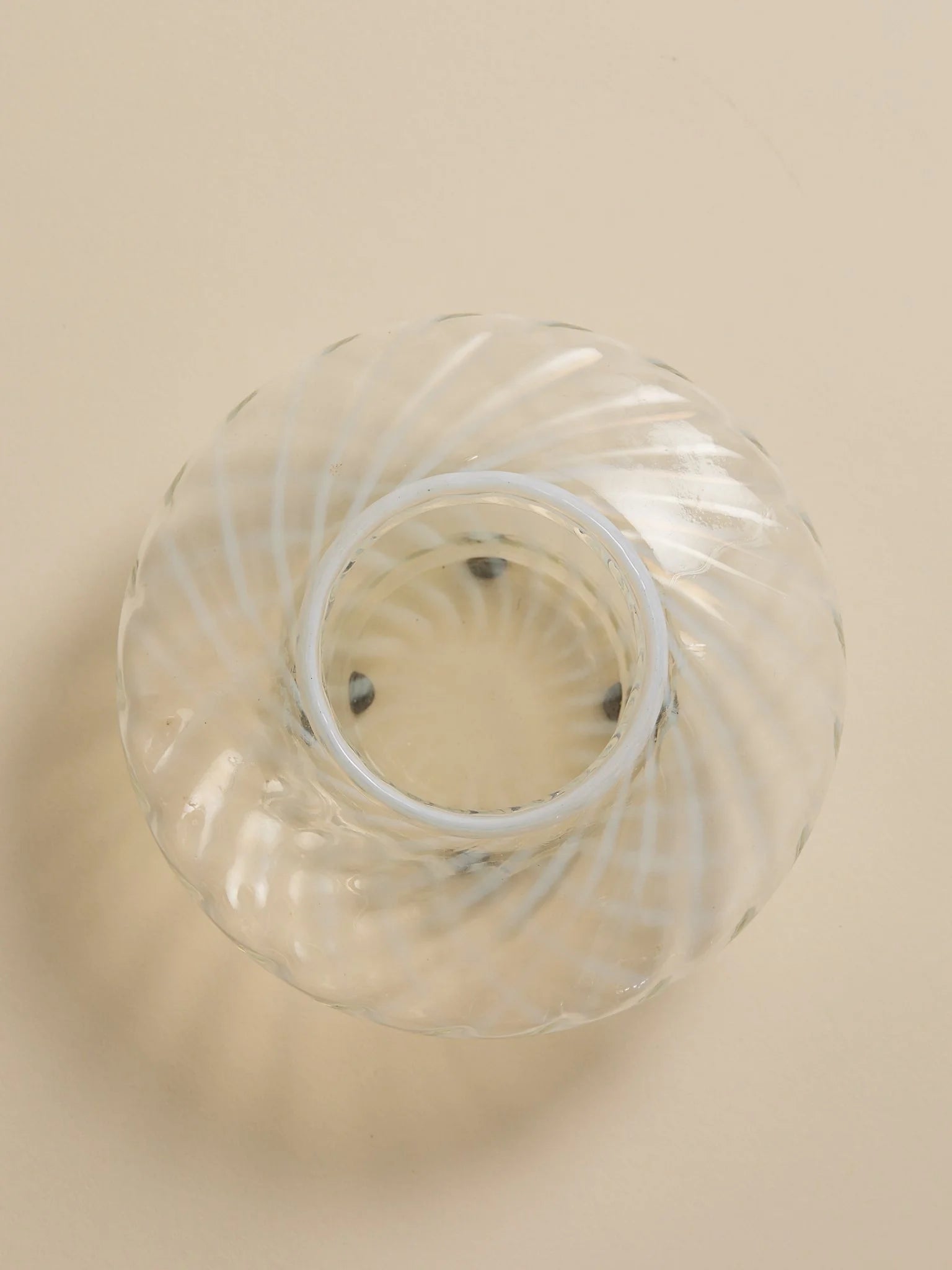 The Vintage Handblown Glass Swirl DishVasesMiscellanea, etc.