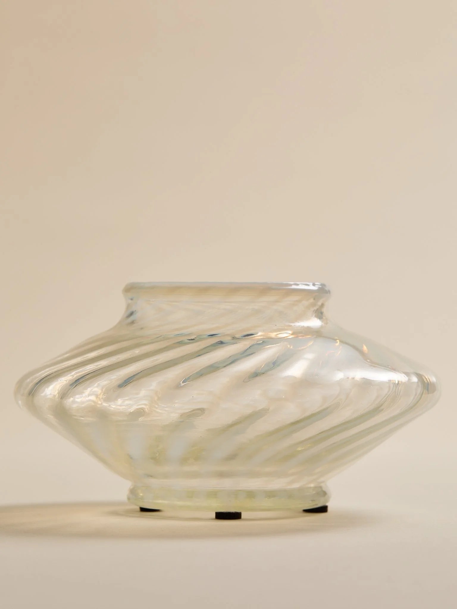 The Vintage Handblown Glass Swirl DishVasesMiscellanea, etc.